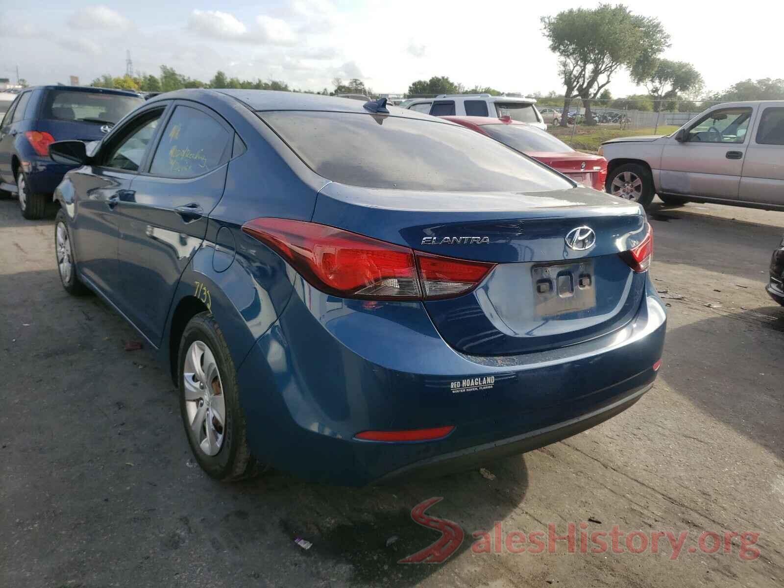 KMHDH4AE7GU619494 2016 HYUNDAI ELANTRA