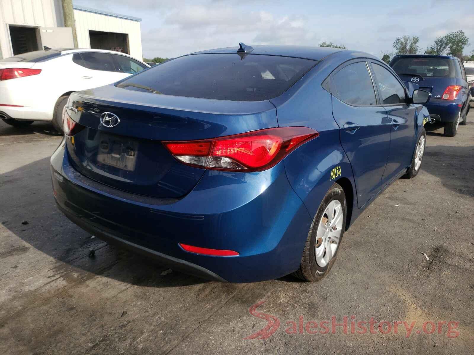 KMHDH4AE7GU619494 2016 HYUNDAI ELANTRA