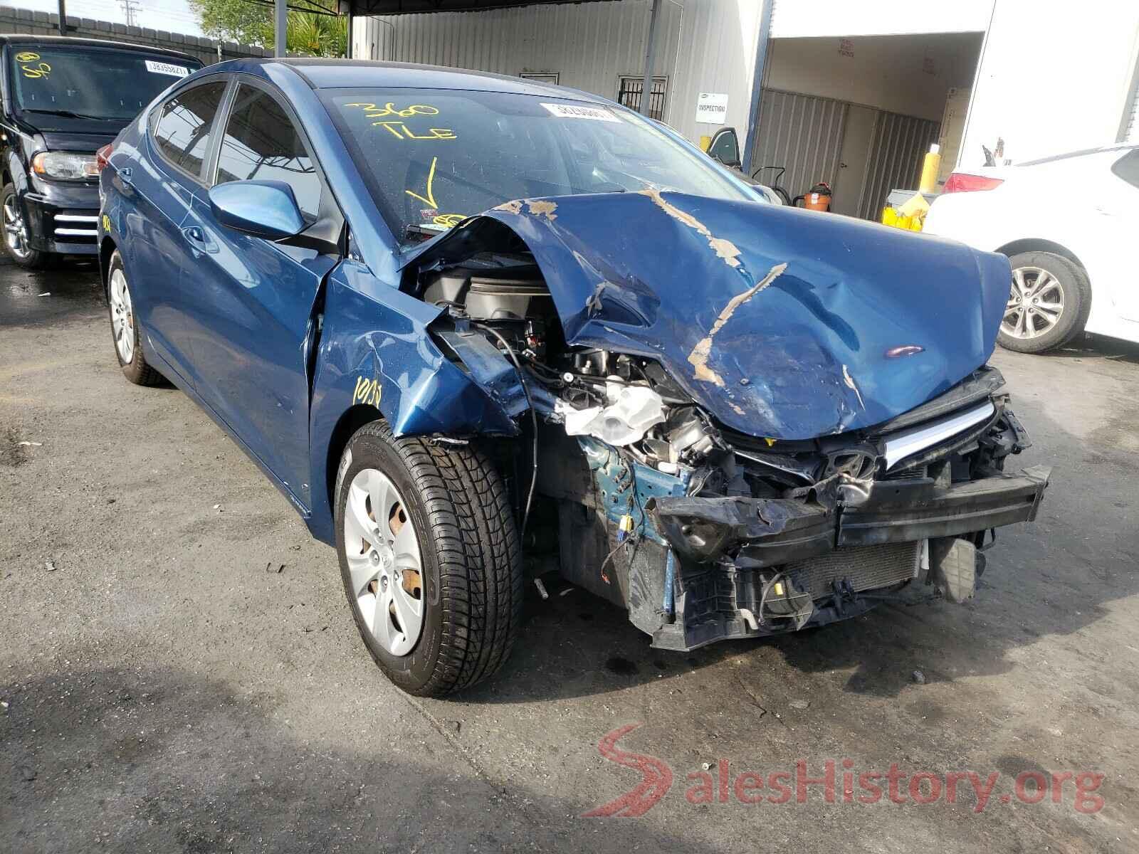 KMHDH4AE7GU619494 2016 HYUNDAI ELANTRA