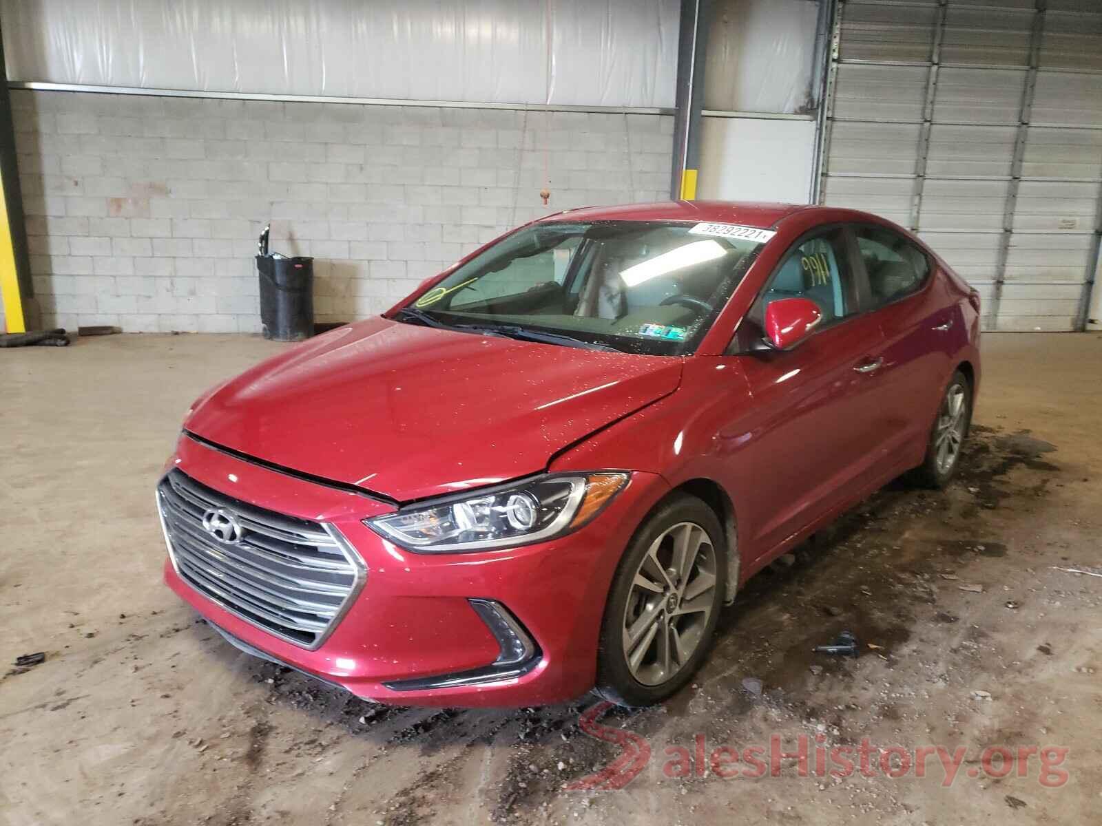 KMHD84LF2HU283972 2017 HYUNDAI ELANTRA