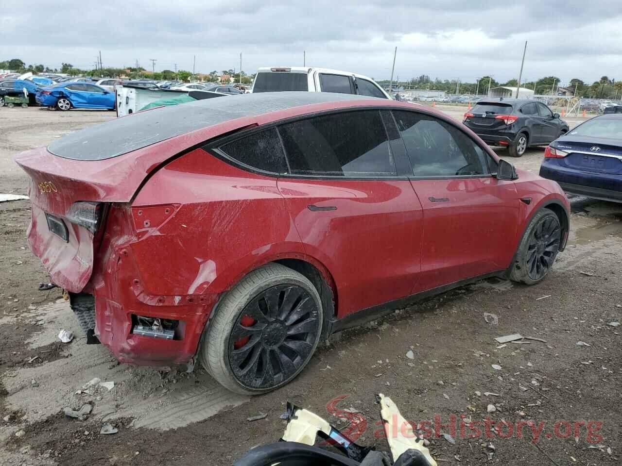 7SAYGDEF0NF373585 2022 TESLA MODEL Y