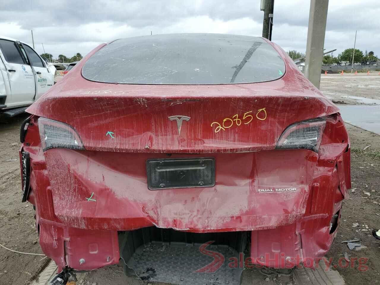 7SAYGDEF0NF373585 2022 TESLA MODEL Y