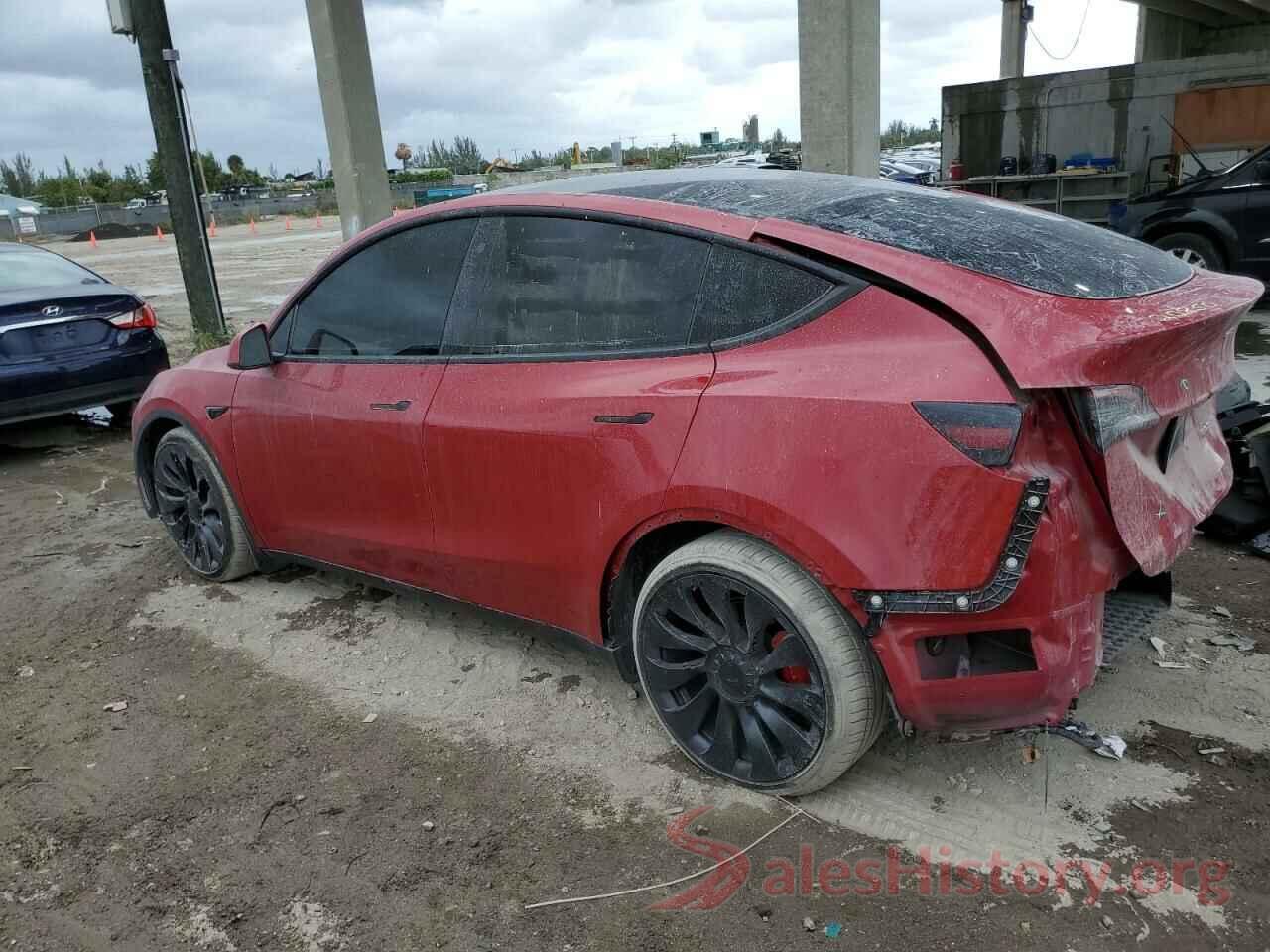 7SAYGDEF0NF373585 2022 TESLA MODEL Y