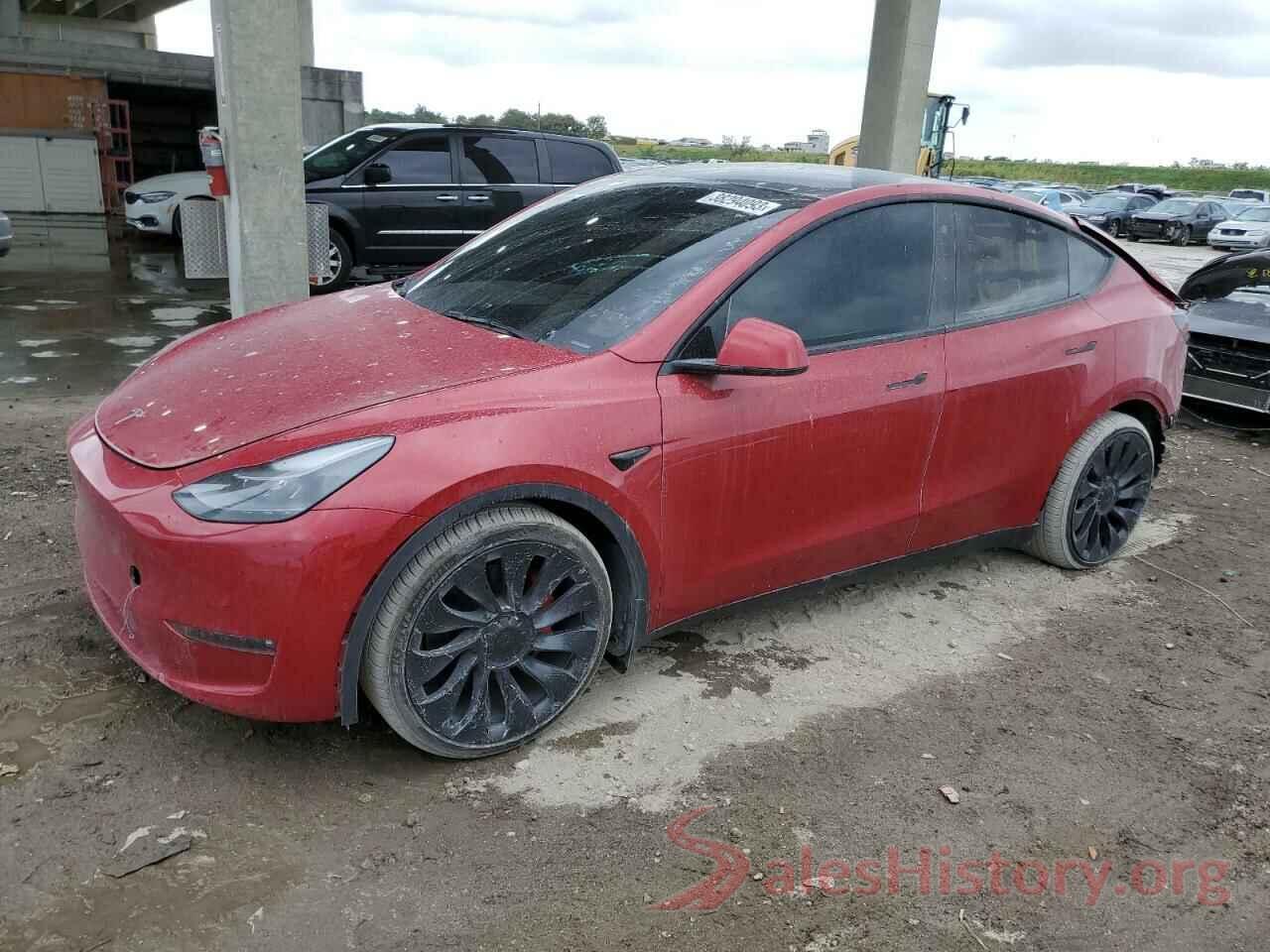 7SAYGDEF0NF373585 2022 TESLA MODEL Y