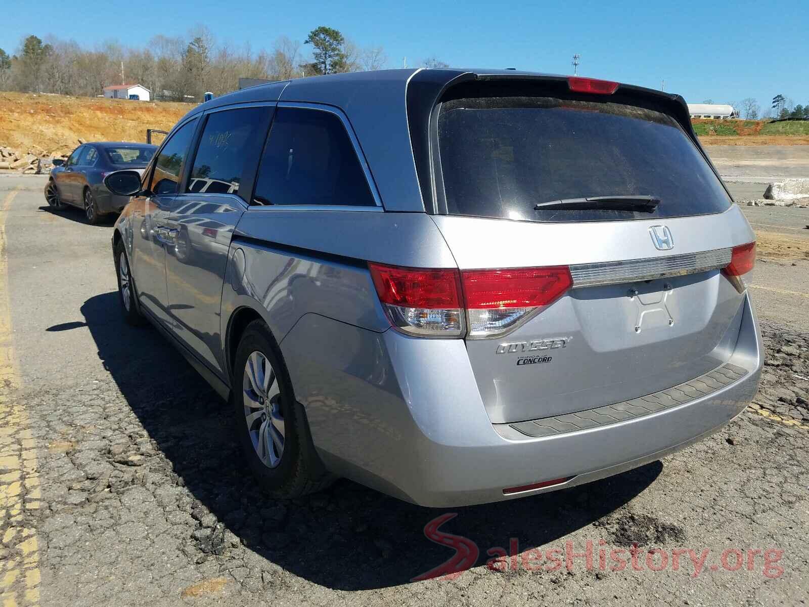 5FNRL5H6XGB066507 2016 HONDA ODYSSEY