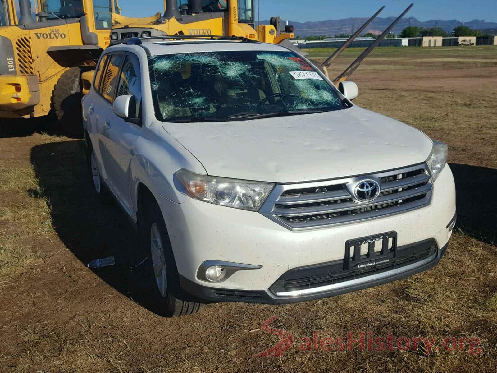 5TDBK3EH3CS114367 2012 TOYOTA HIGHLANDER