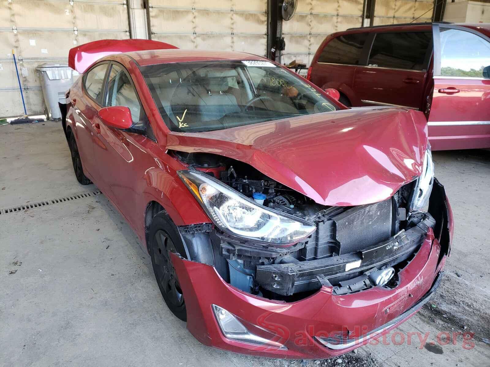 KMHDH4AE7GU542254 2016 HYUNDAI ELANTRA