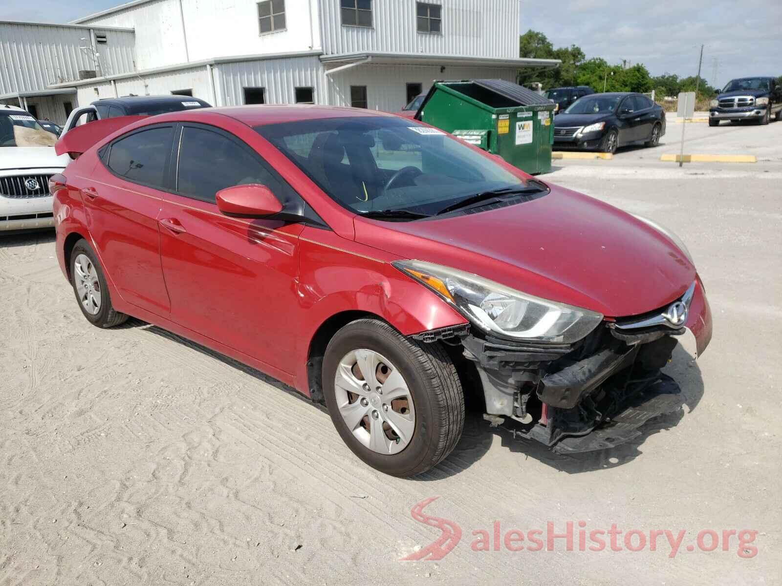 KMHDH4AE5GU517868 2016 HYUNDAI ELANTRA