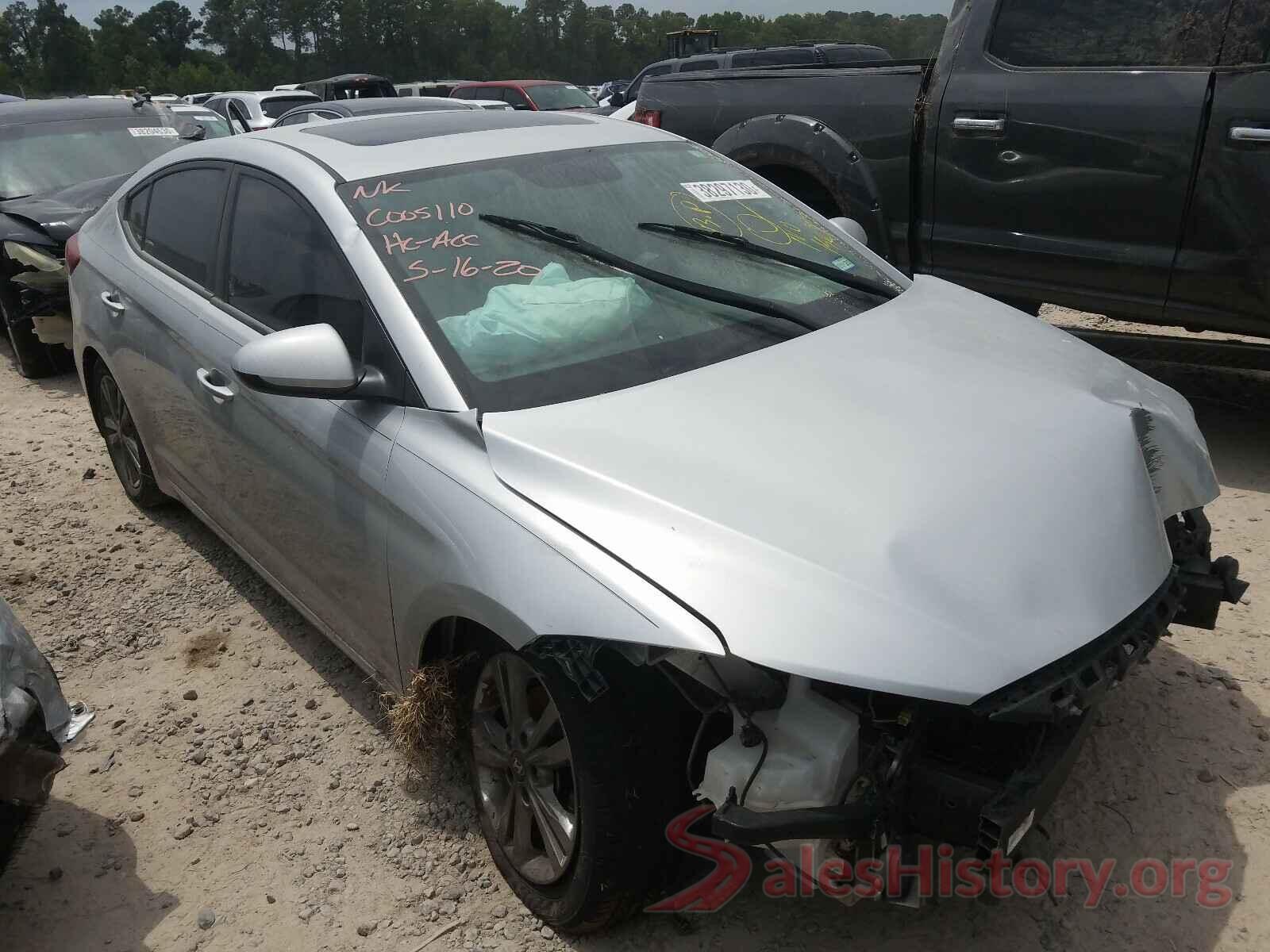 5NPD84LF3JH260530 2018 HYUNDAI ELANTRA