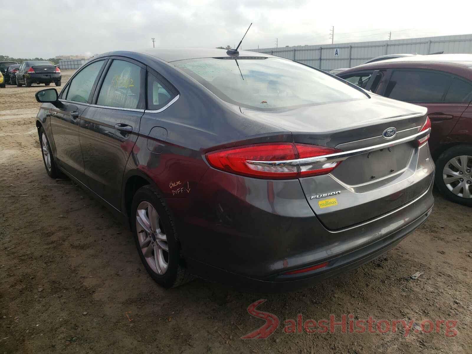 3FA6P0H7XJR179243 2018 FORD FUSION