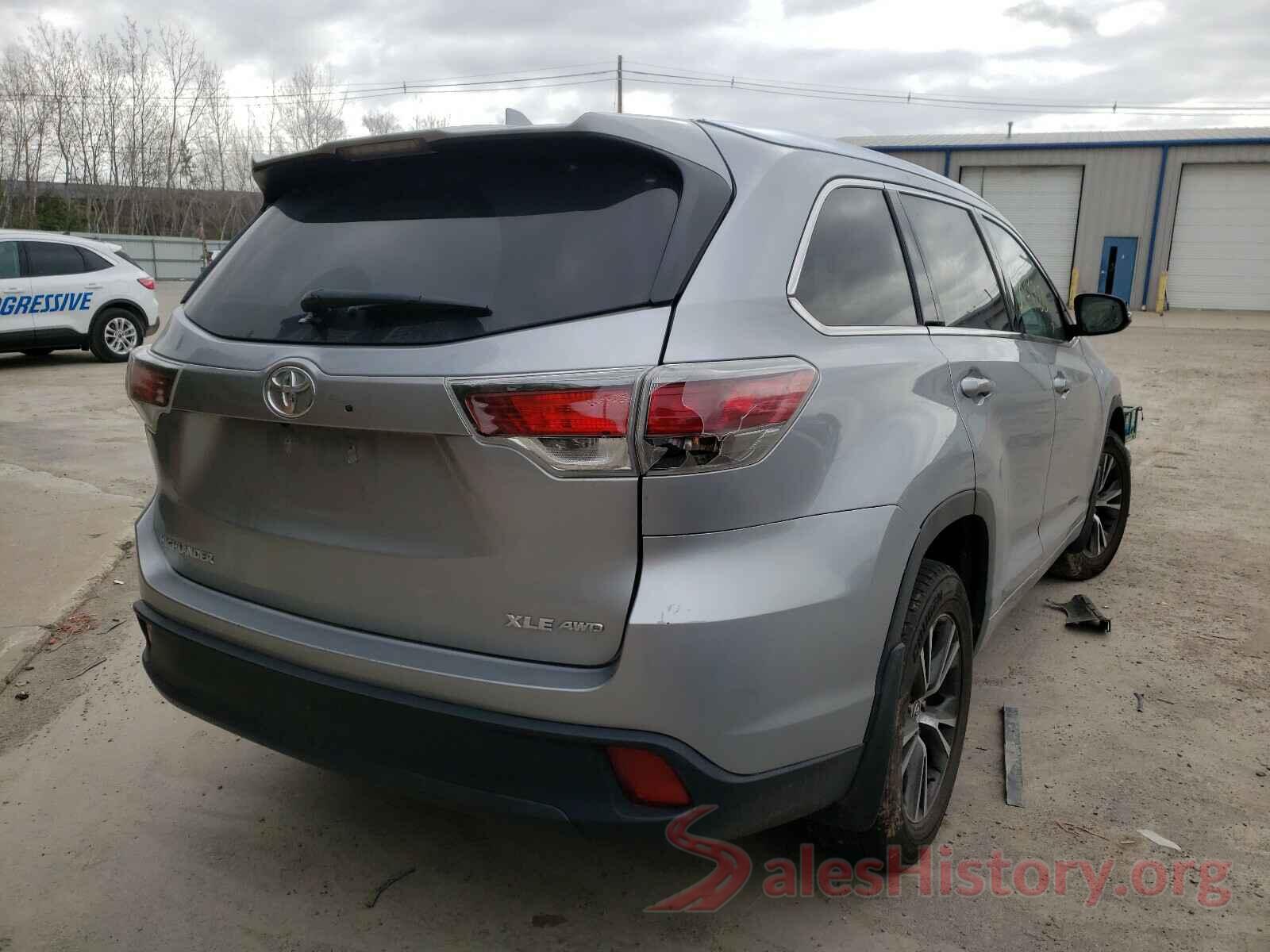 5TDJKRFH4GS274051 2016 TOYOTA HIGHLANDER