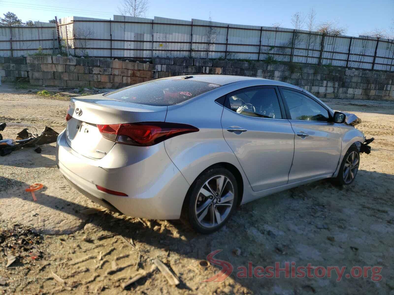 5NPDH4AEXGH735058 2016 HYUNDAI ELANTRA