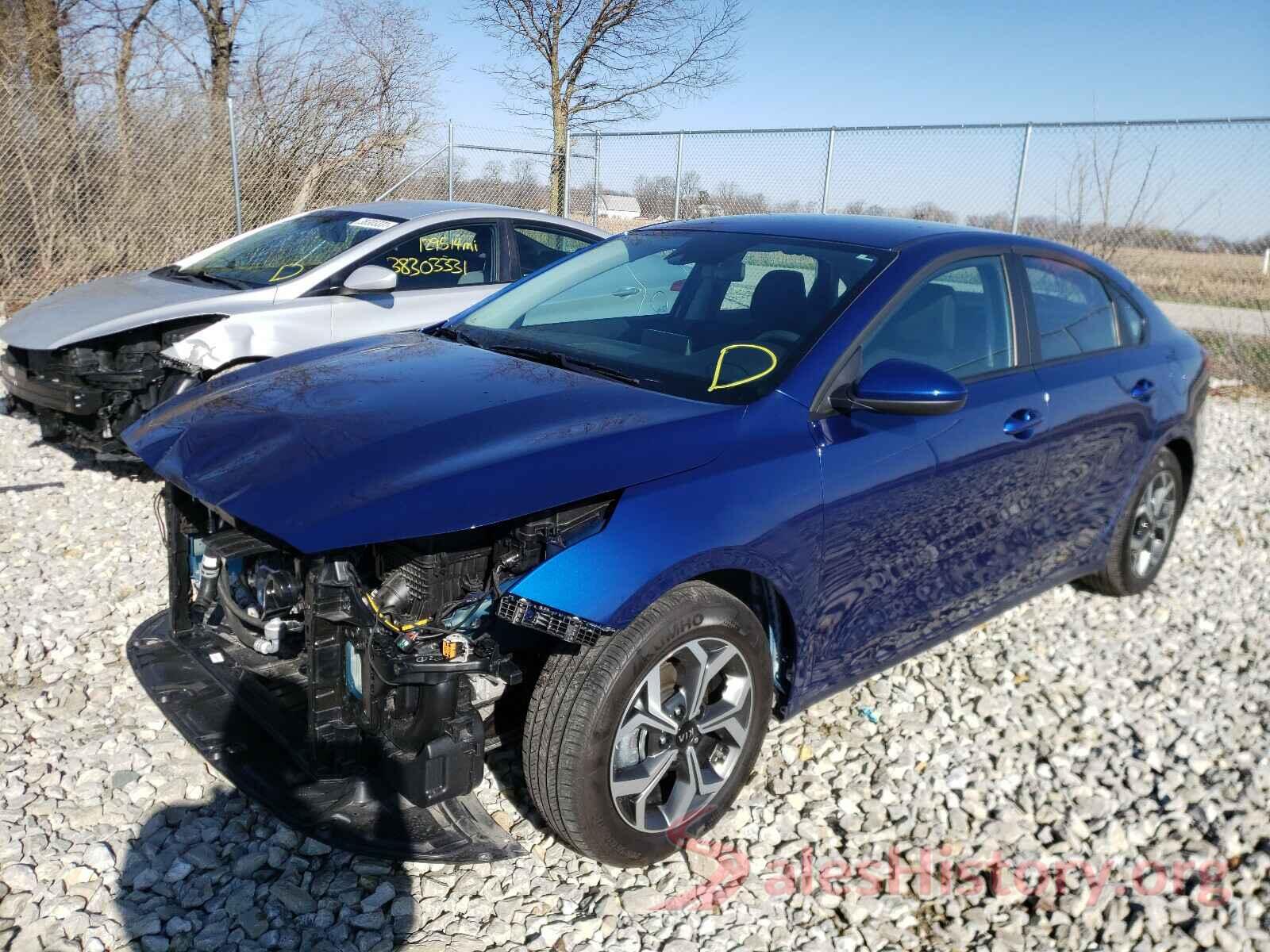 3KPF24AD2LE261834 2020 KIA FORTE