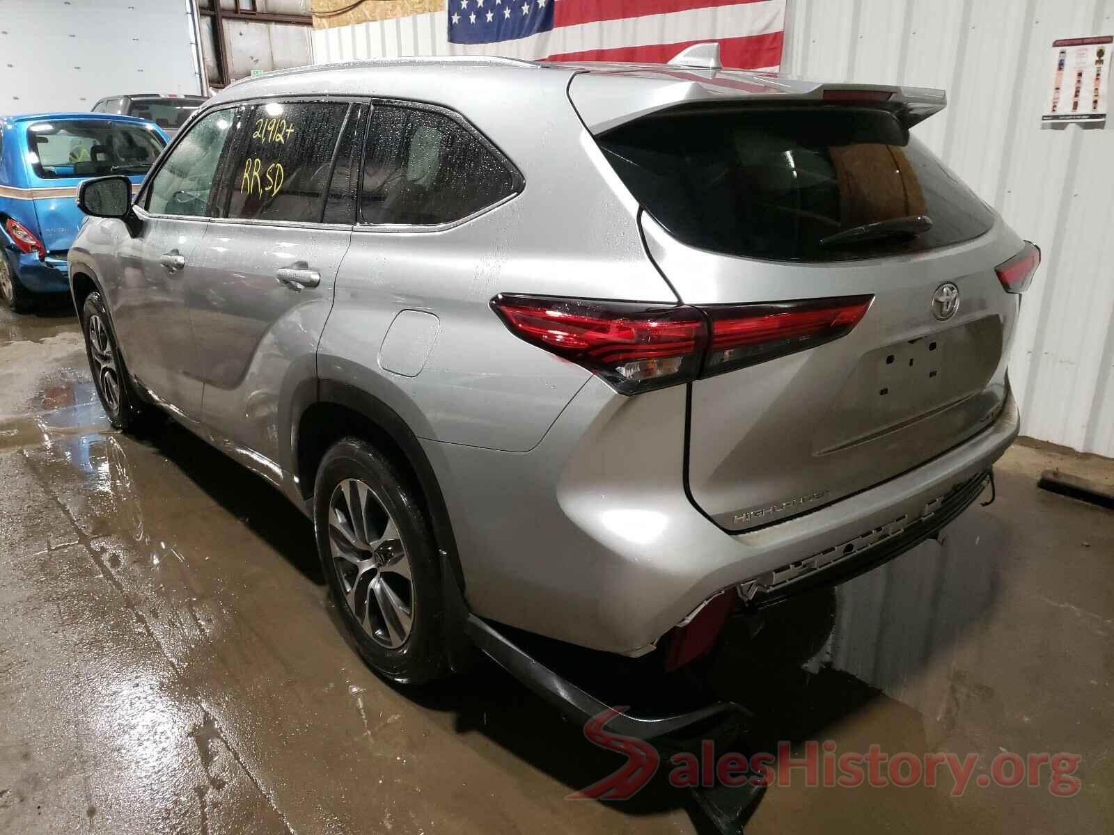 5TDGZRBH0LS505789 2020 TOYOTA HIGHLANDER