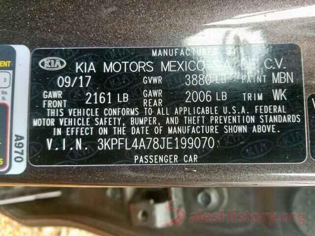 3KPFL4A78JE199070 2018 KIA FORTE