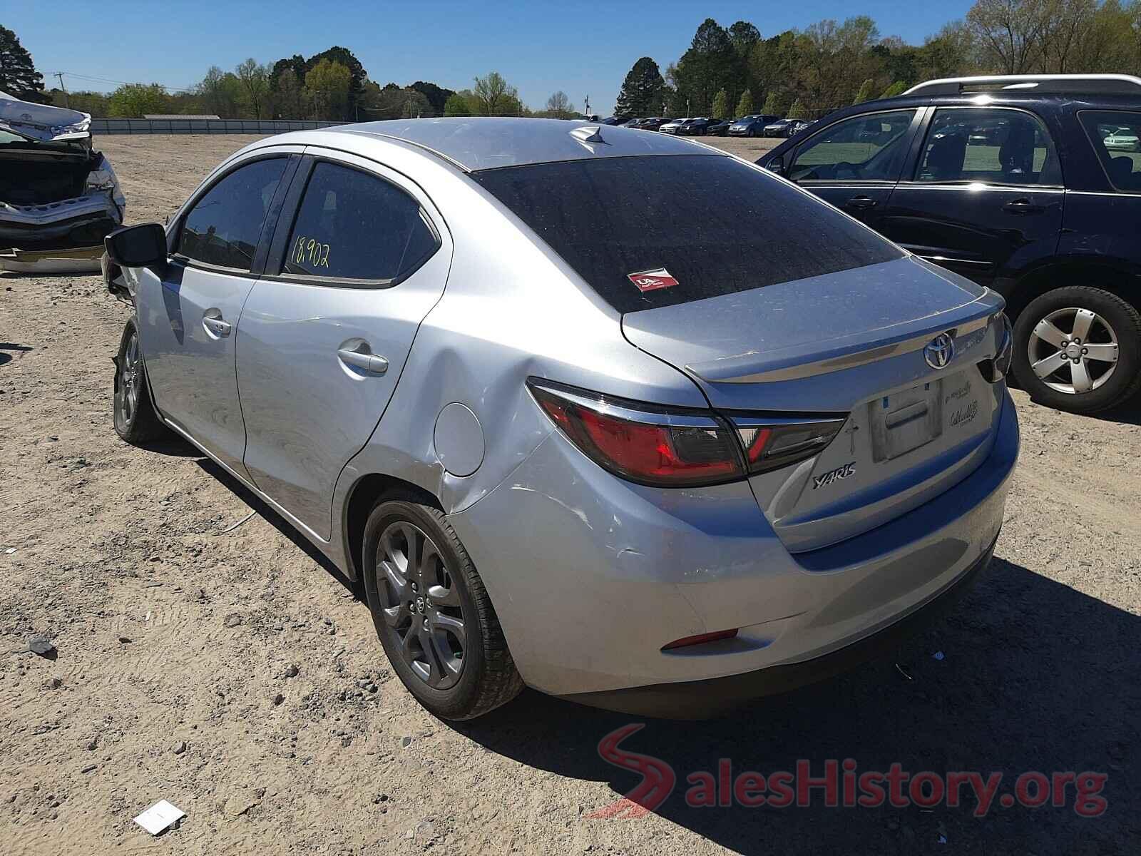 3MYDLBYV8KY519442 2019 TOYOTA YARIS