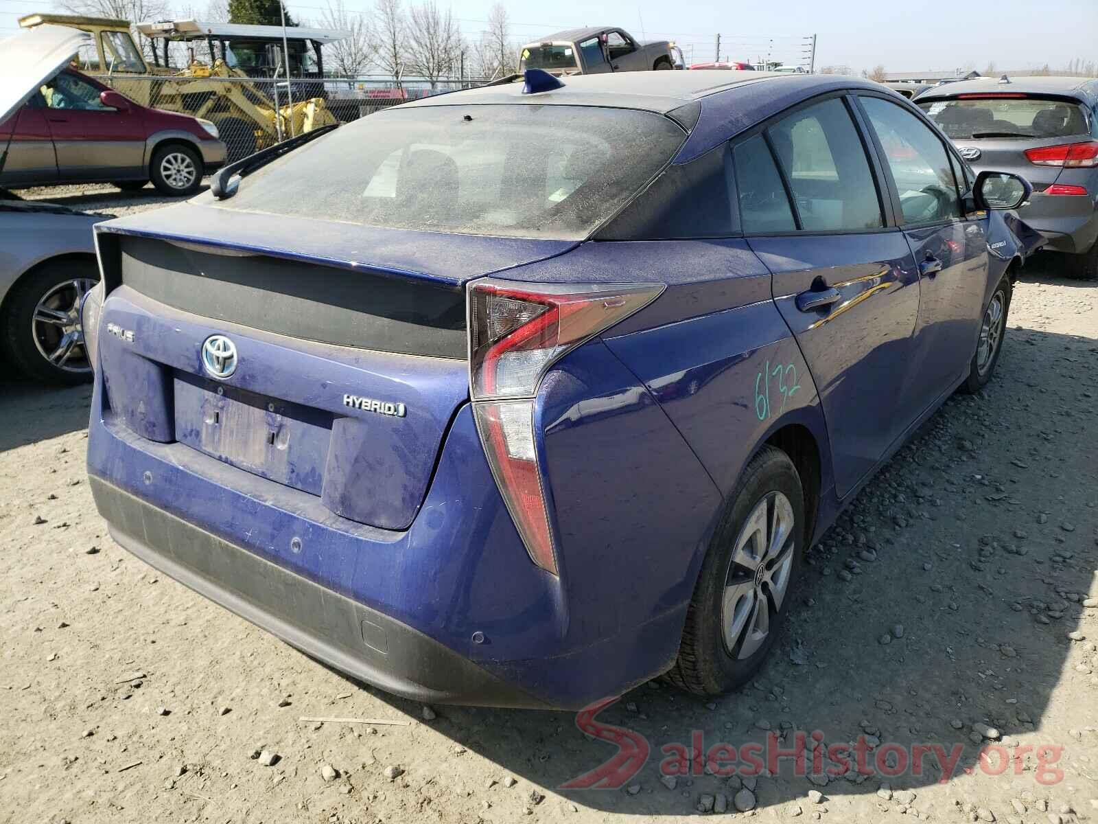 JTDKARFU1J3057926 2018 TOYOTA PRIUS