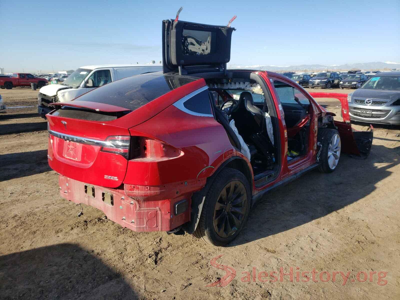 5YJXCAE40GF011082 2016 TESLA MODEL X