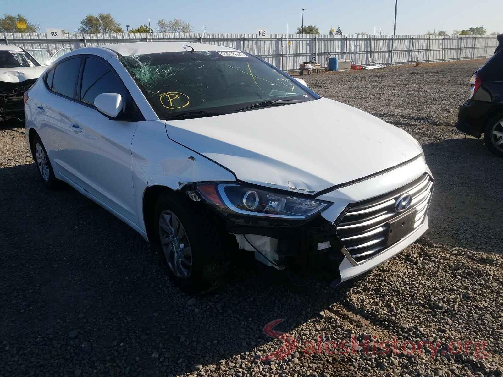 5NPD74LF7HH201994 2017 HYUNDAI ELANTRA