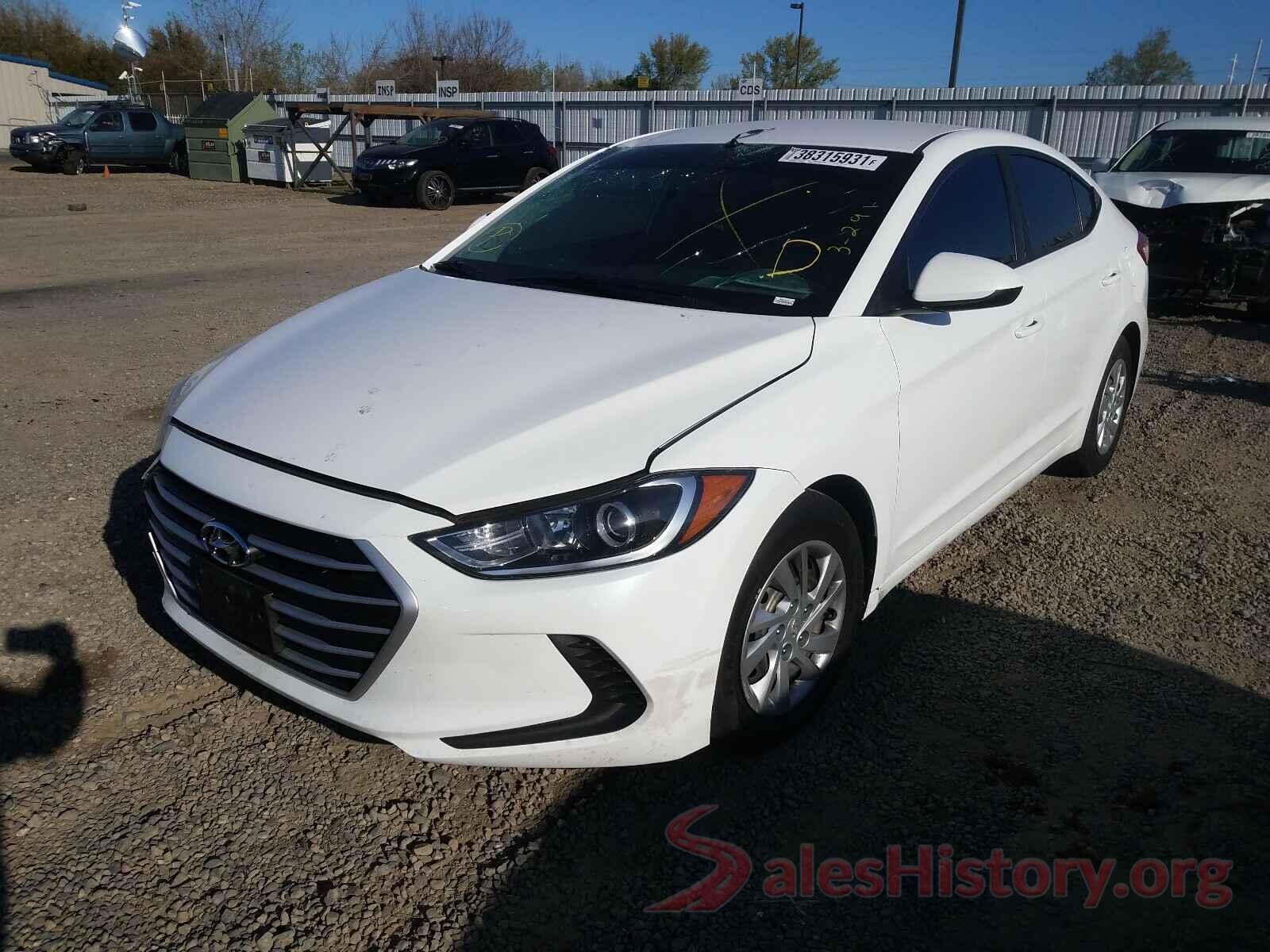 5NPD74LF7HH201994 2017 HYUNDAI ELANTRA