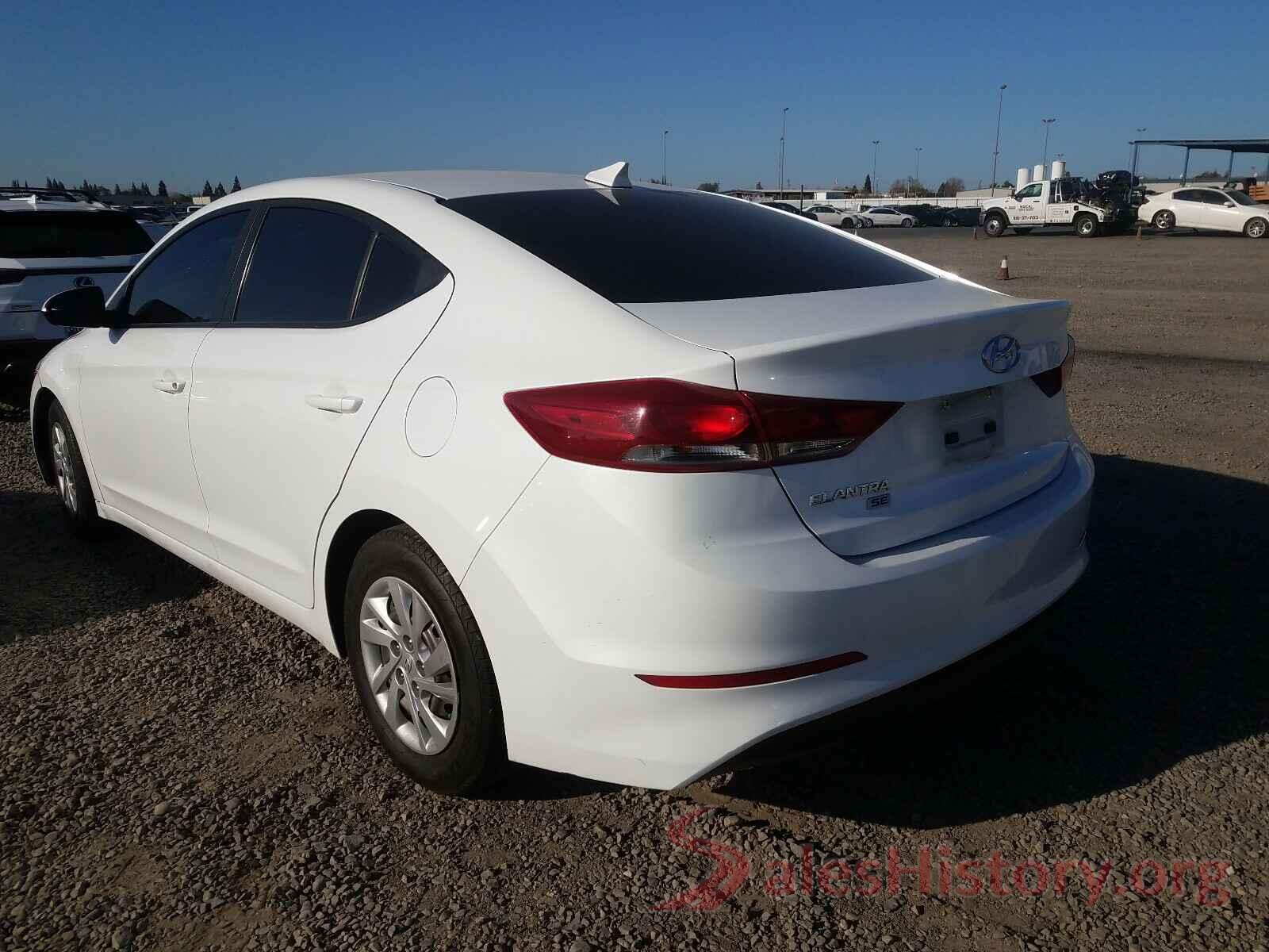 5NPD74LF7HH201994 2017 HYUNDAI ELANTRA