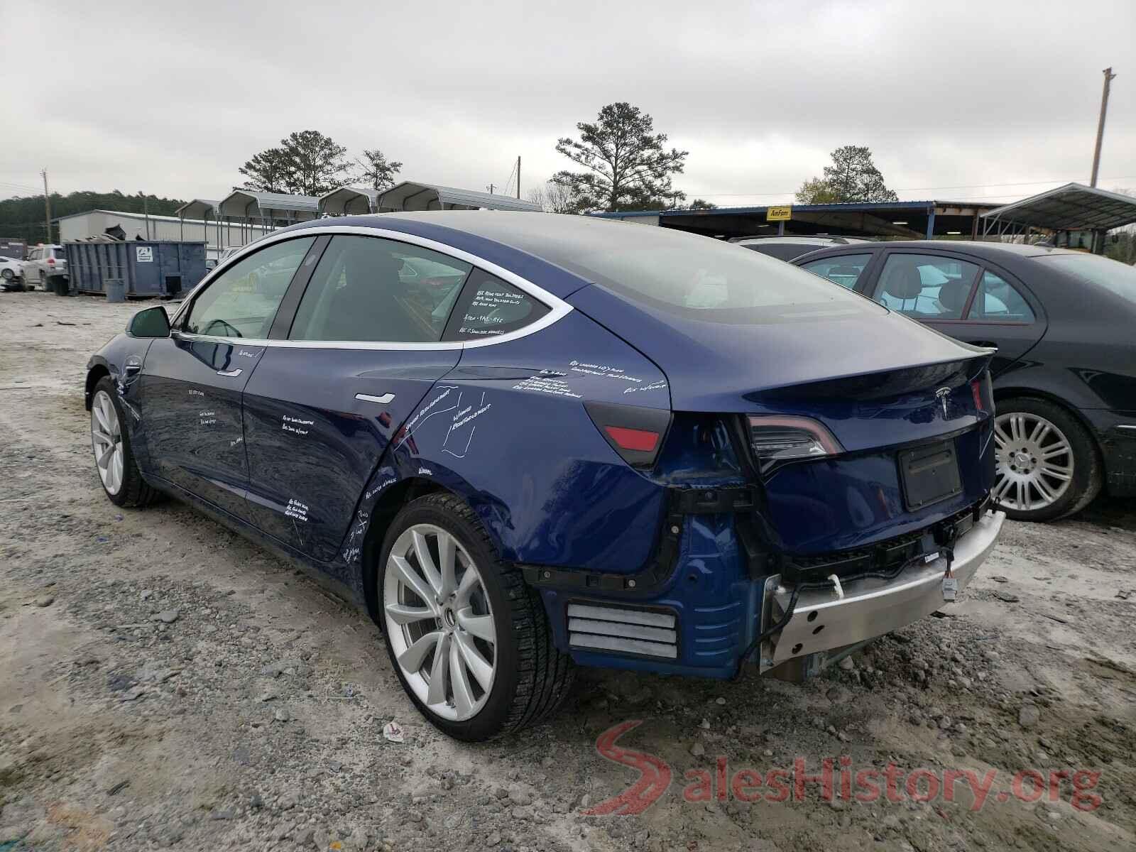 5YJ3E1EA1KF317778 2019 TESLA MODEL 3