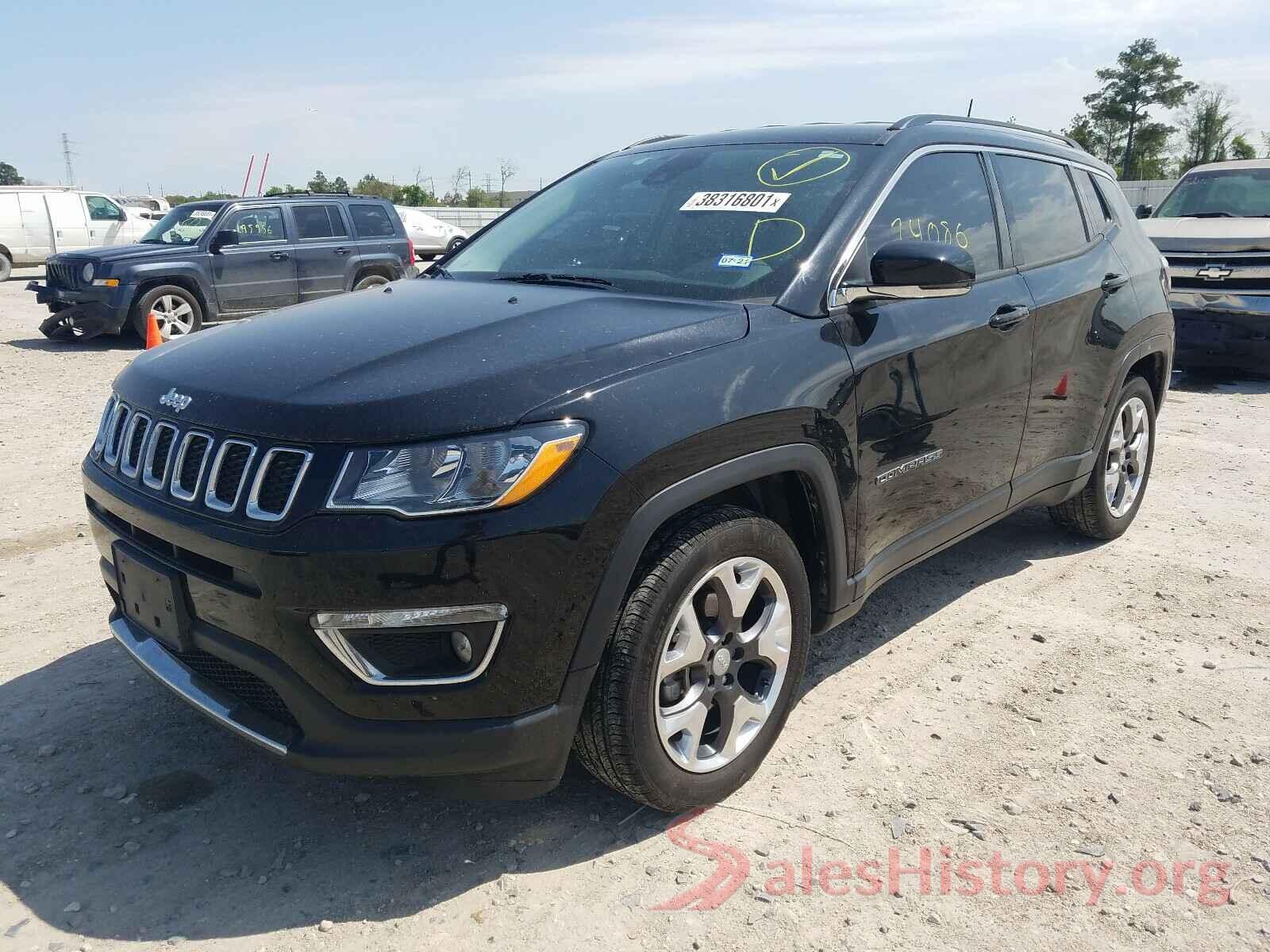 3C4NJCCB0KT654729 2019 JEEP COMPASS