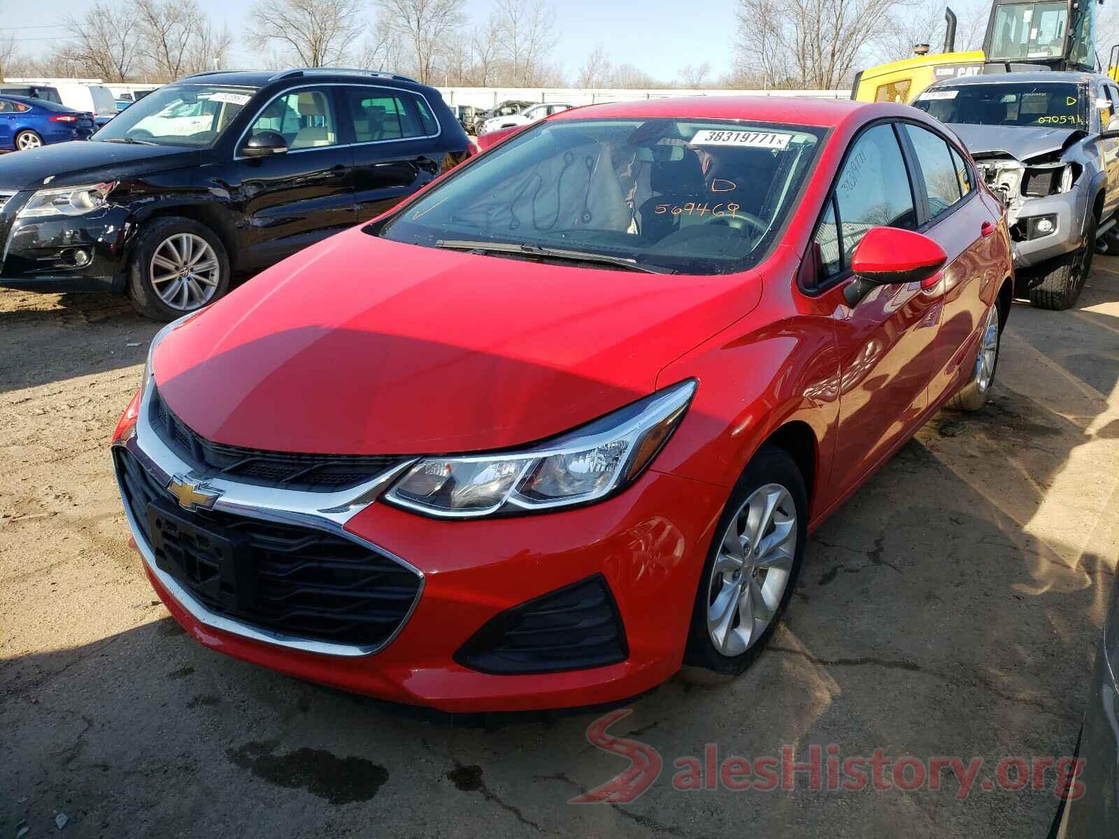 3G1BC6SM2KS569469 2019 CHEVROLET CRUZE