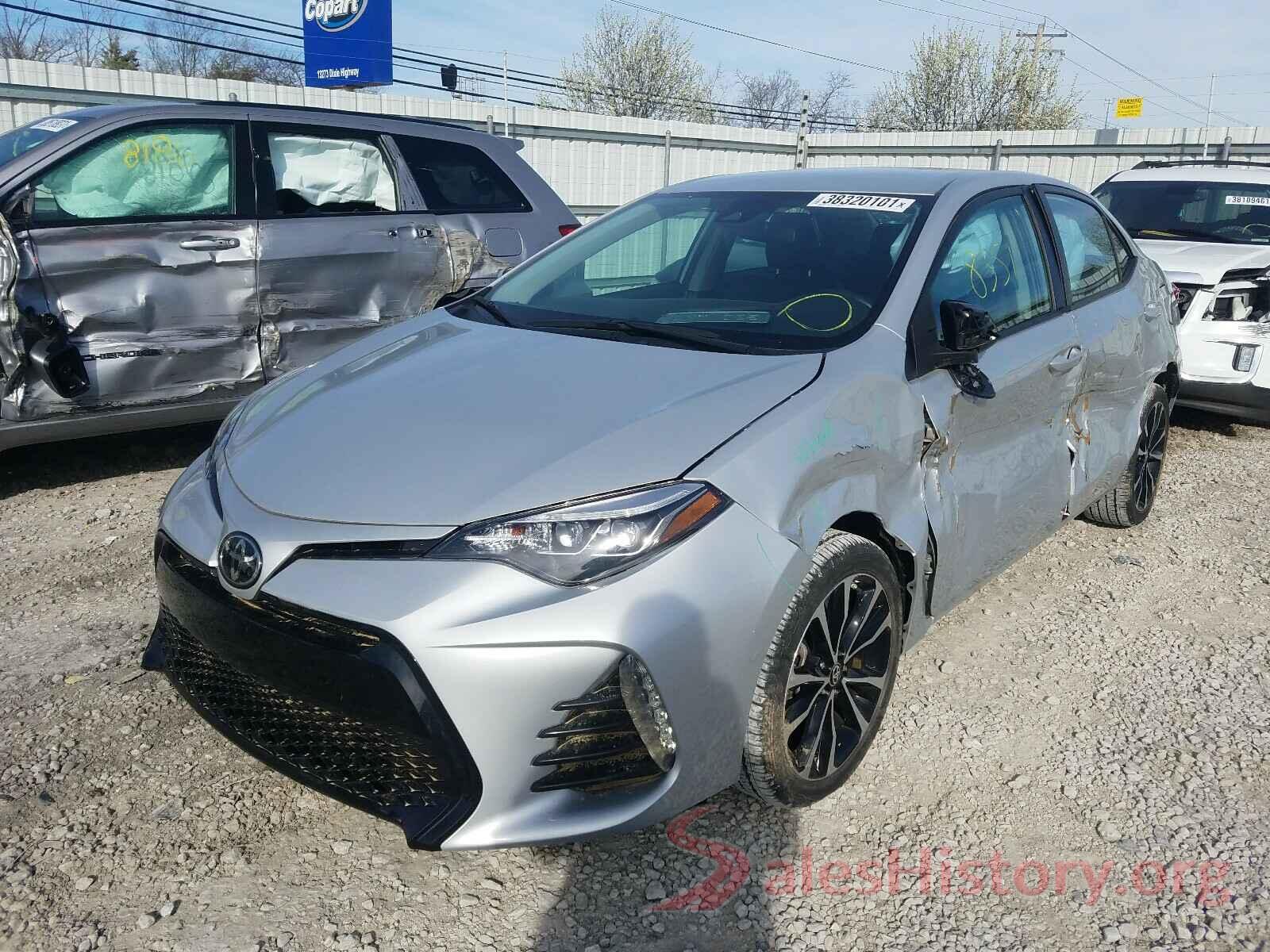 2T1BURHE7KC217121 2019 TOYOTA COROLLA