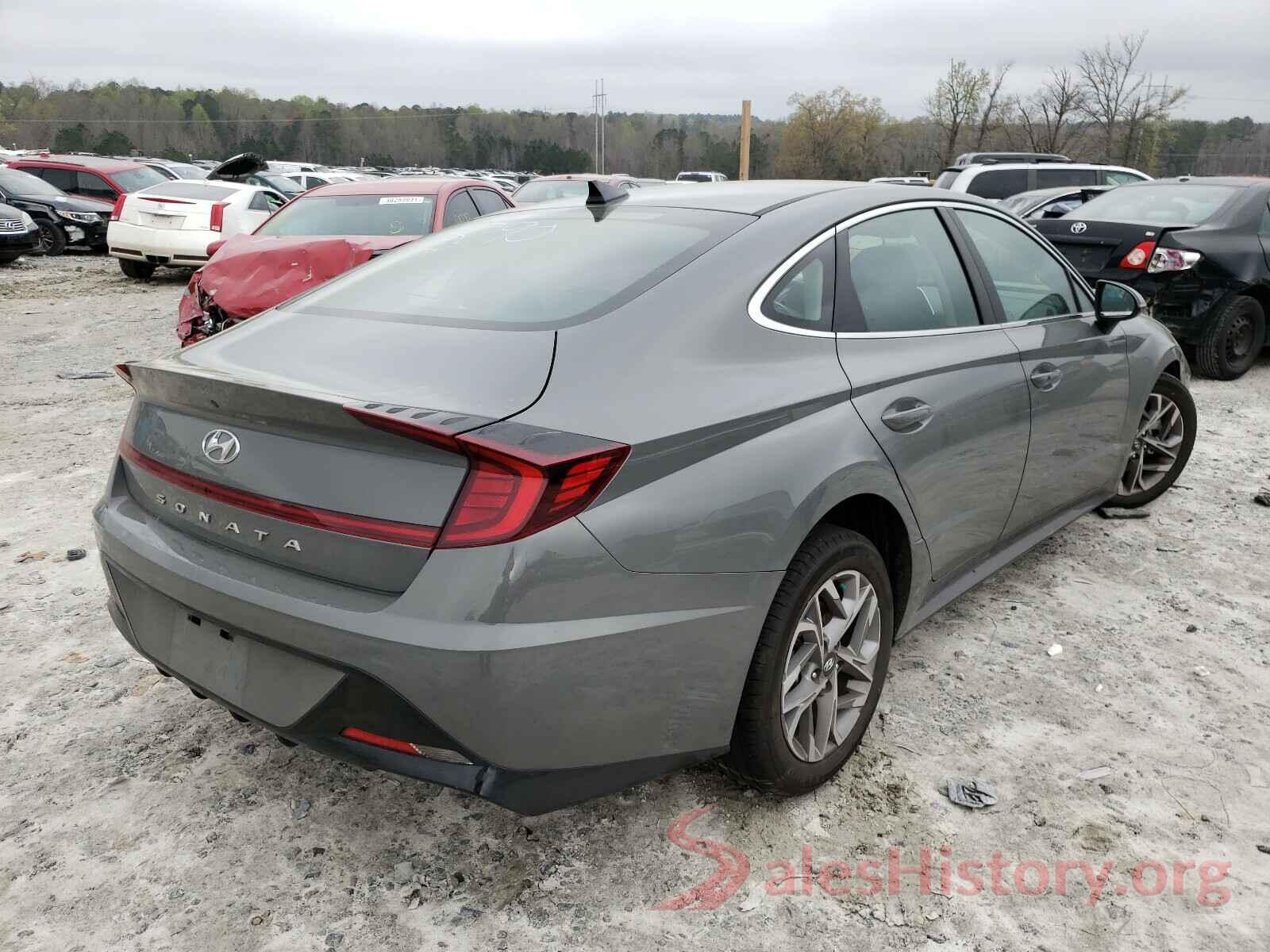 5NPEL4JAXMH104290 2021 HYUNDAI SONATA