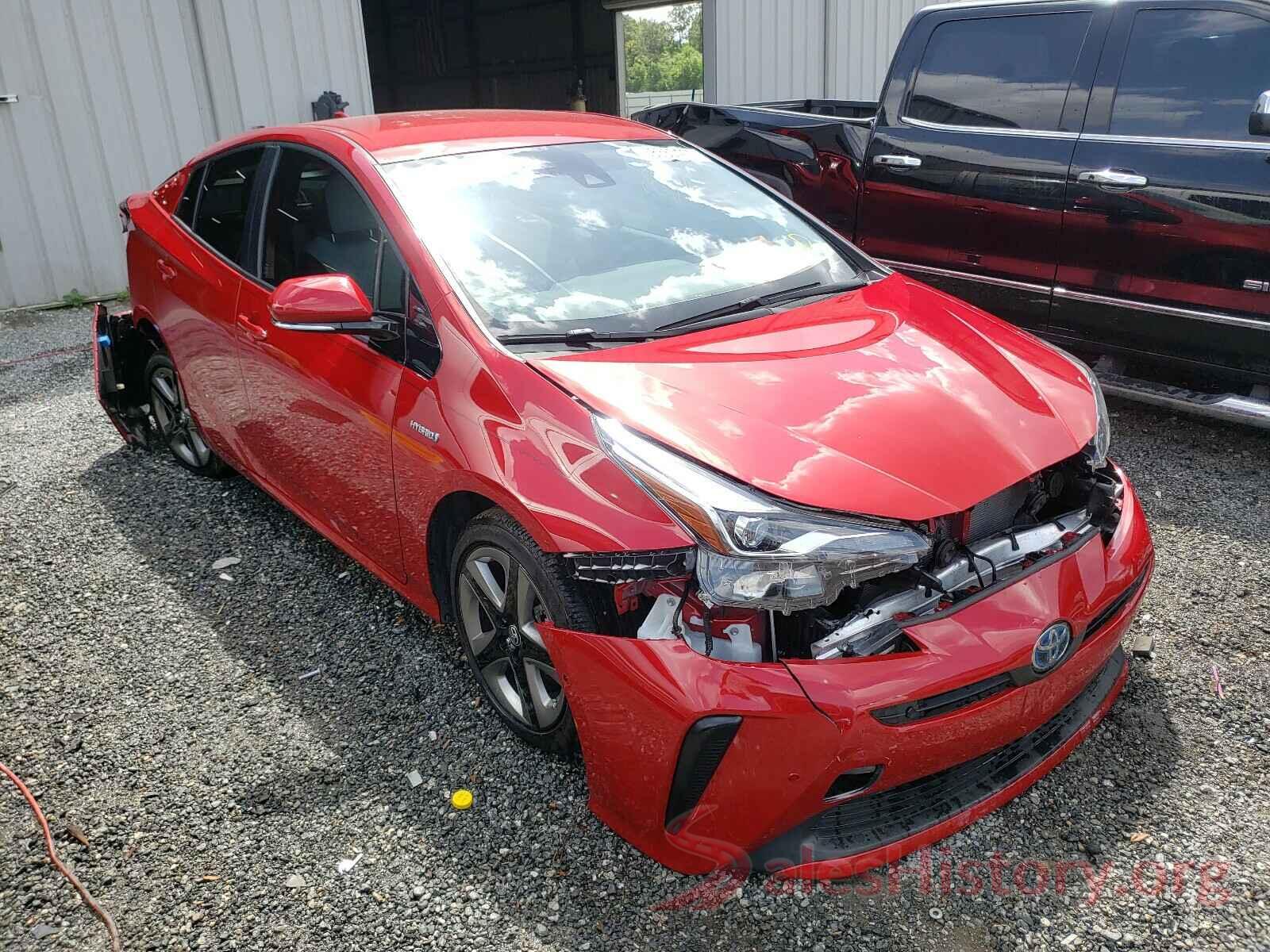 JTDKARFU5K3078828 2019 TOYOTA PRIUS