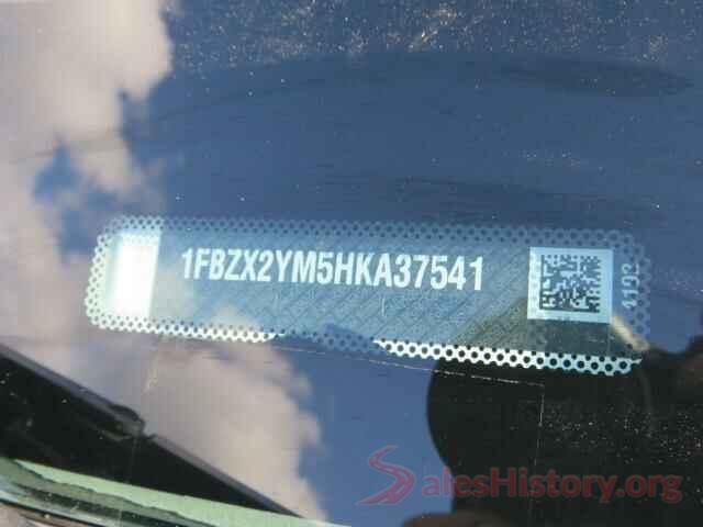 1FBZX2YM5HKA37541 2017 FORD TRANSIT CO