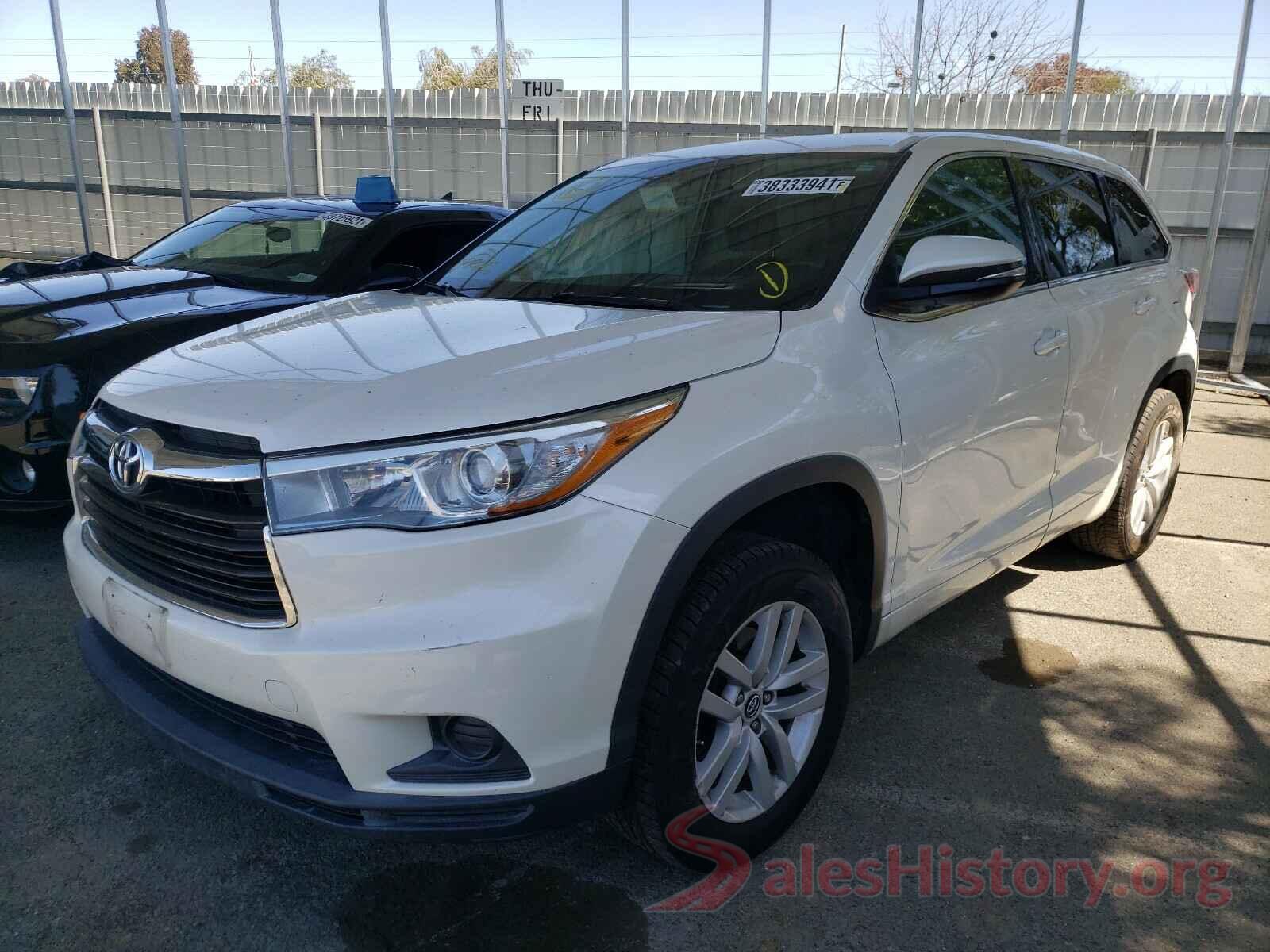 5TDZARFH7GS017763 2016 TOYOTA HIGHLANDER