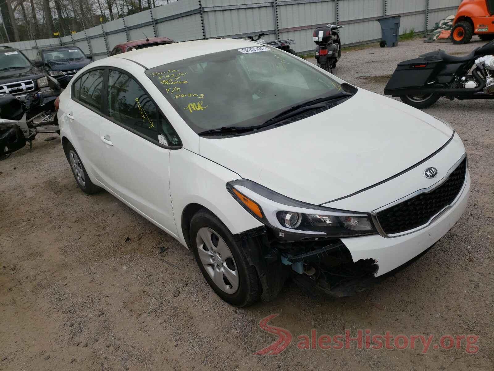 3KPFK4A77JE284811 2018 KIA FORTE