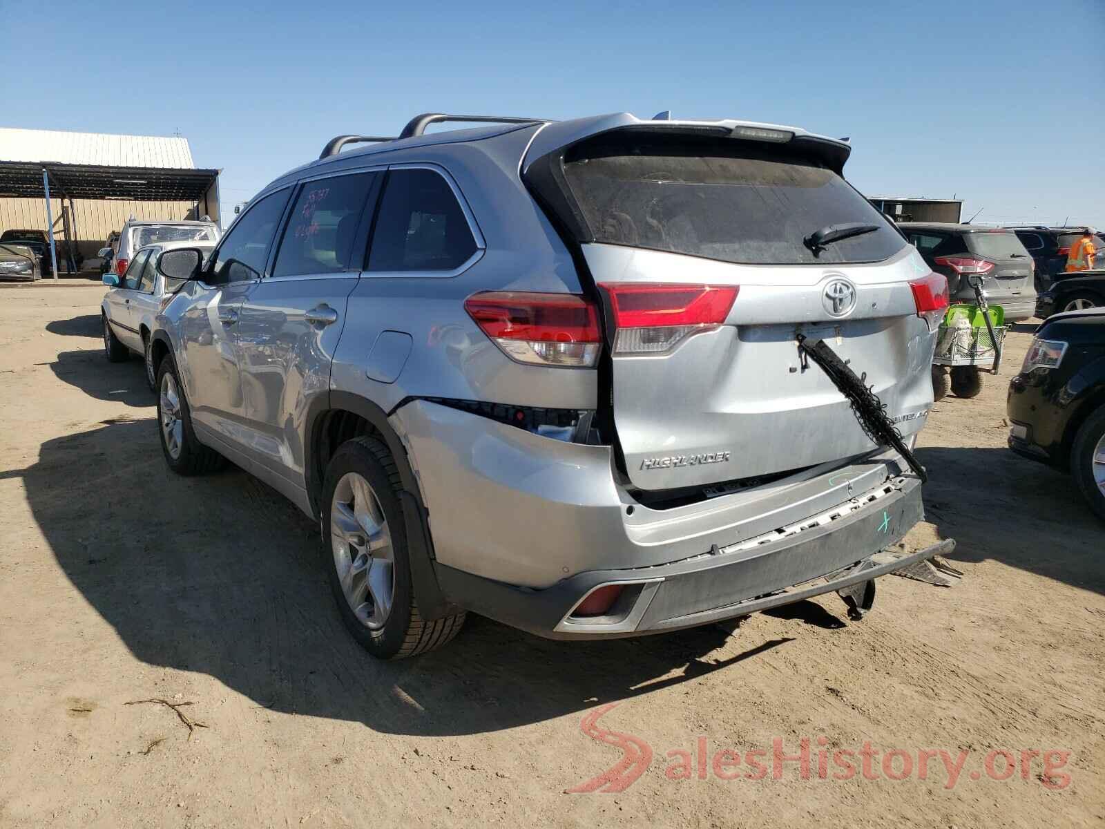 5TDDZRFH0HS390390 2017 TOYOTA HIGHLANDER