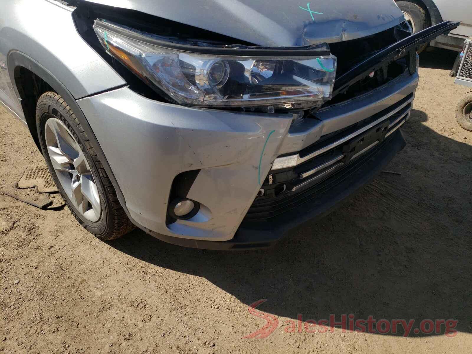 5TDDZRFH0HS390390 2017 TOYOTA HIGHLANDER