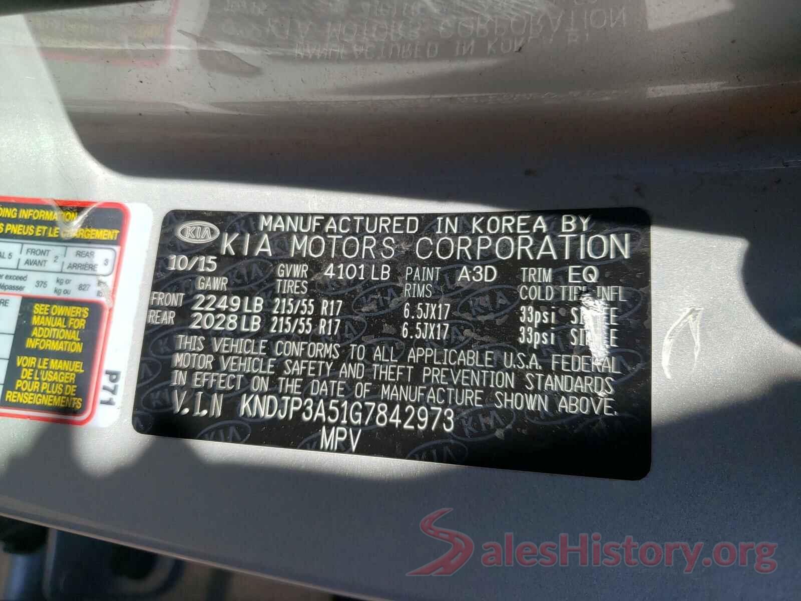 KNDJP3A51G7842973 2016 KIA SOUL