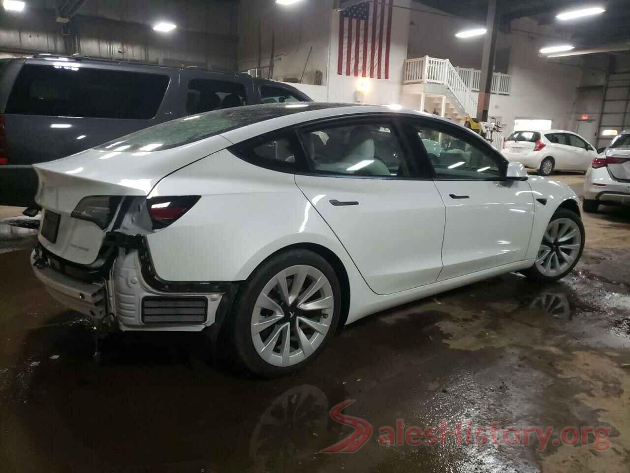 5YJ3E1EB4NF196693 2022 TESLA MODEL 3