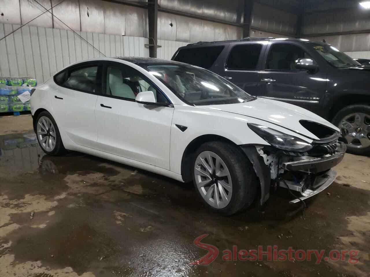 5YJ3E1EB4NF196693 2022 TESLA MODEL 3