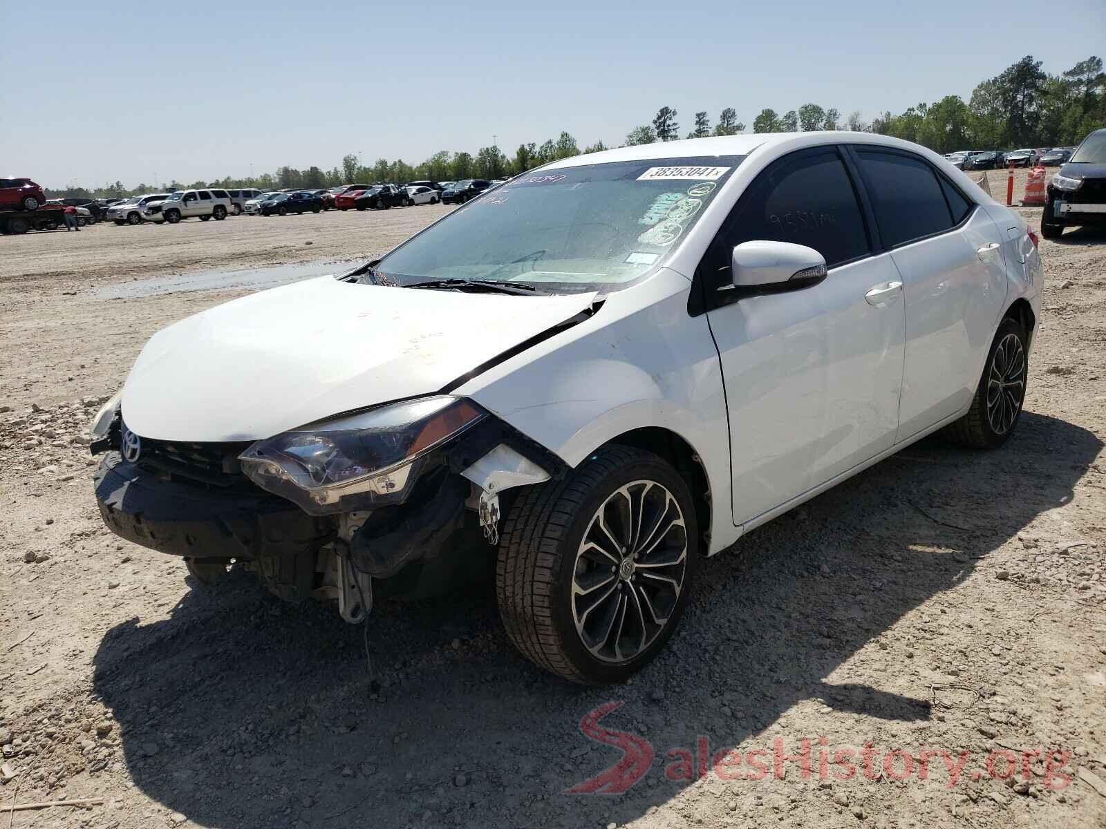 5YFBURHE1GP372285 2016 TOYOTA COROLLA