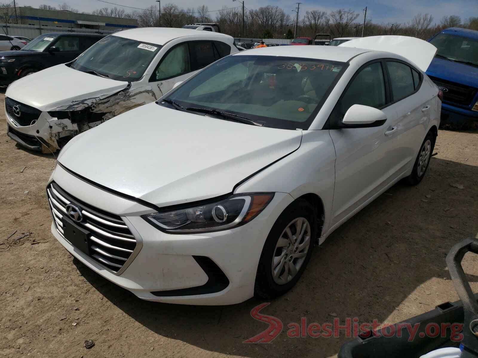 5NPD74LF8HH207156 2017 HYUNDAI ELANTRA