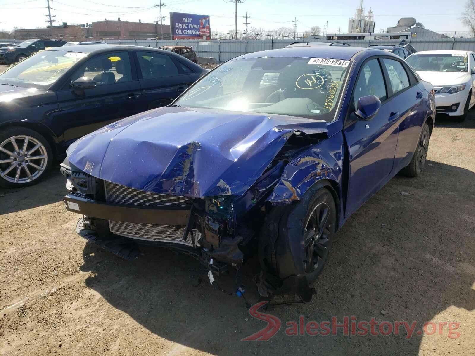 5NPLM4AG6MH009587 2021 HYUNDAI ELANTRA