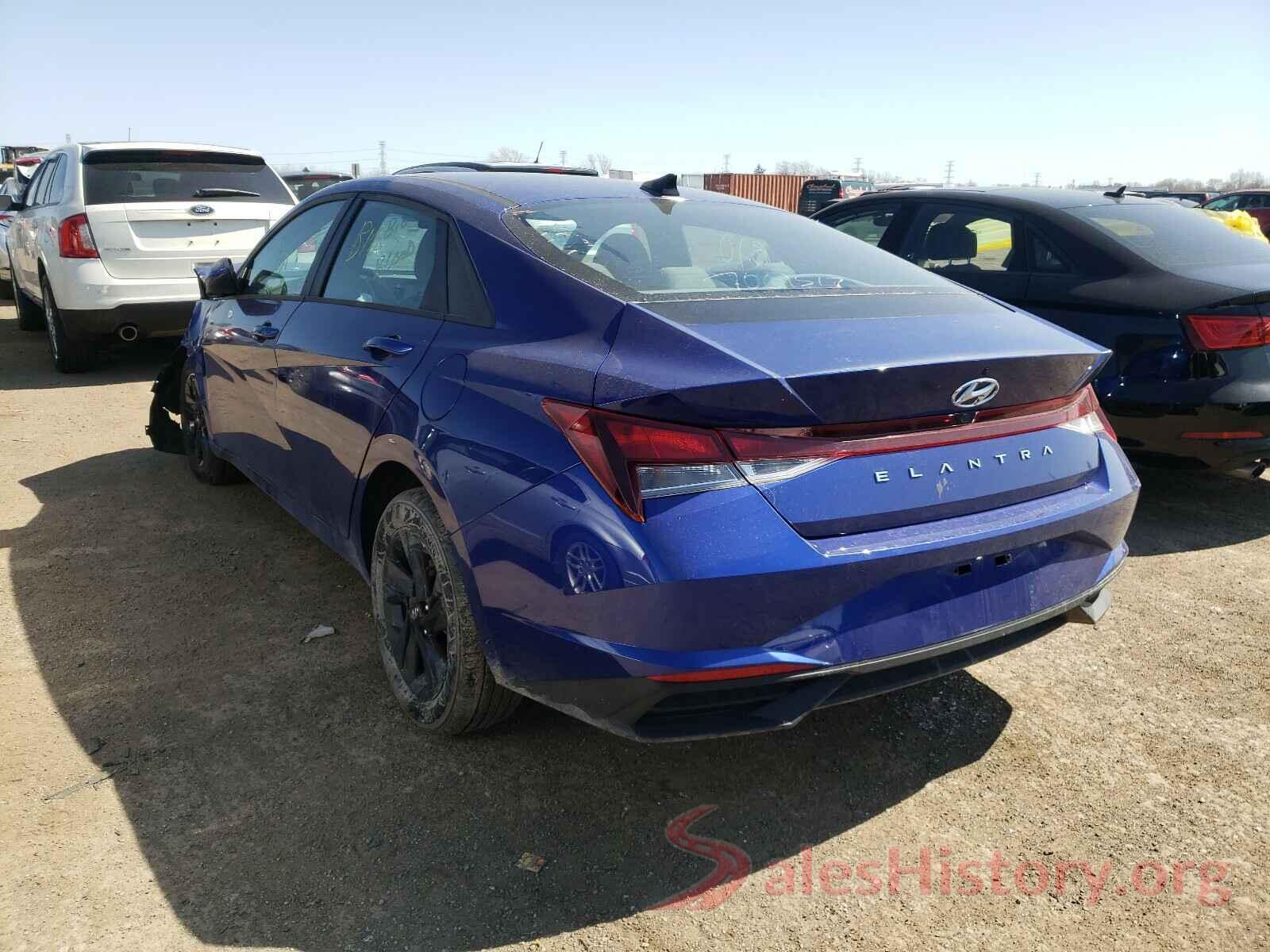 5NPLM4AG6MH009587 2021 HYUNDAI ELANTRA