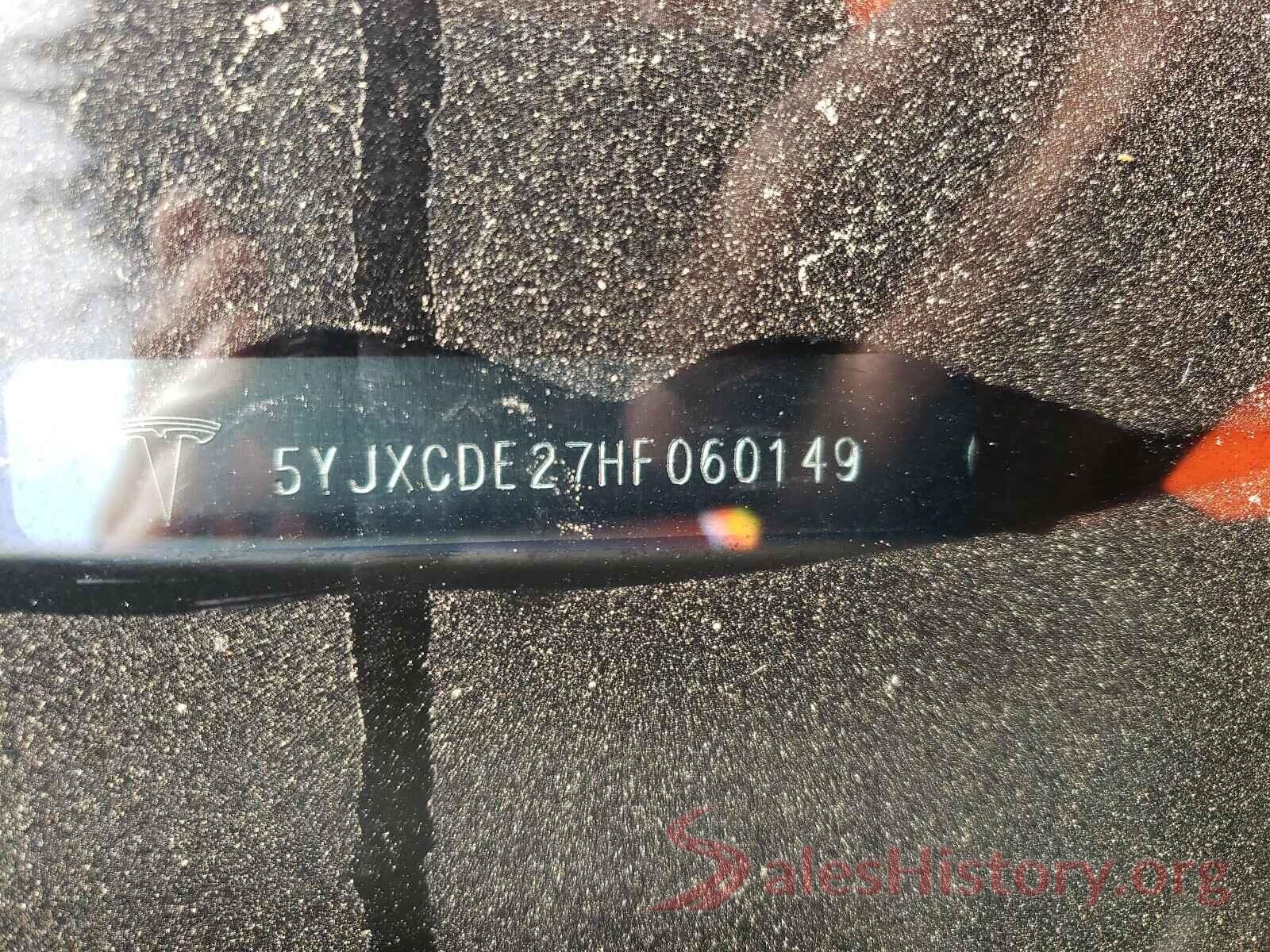 5YJXCDE27HF060149 2017 TESLA MODEL X