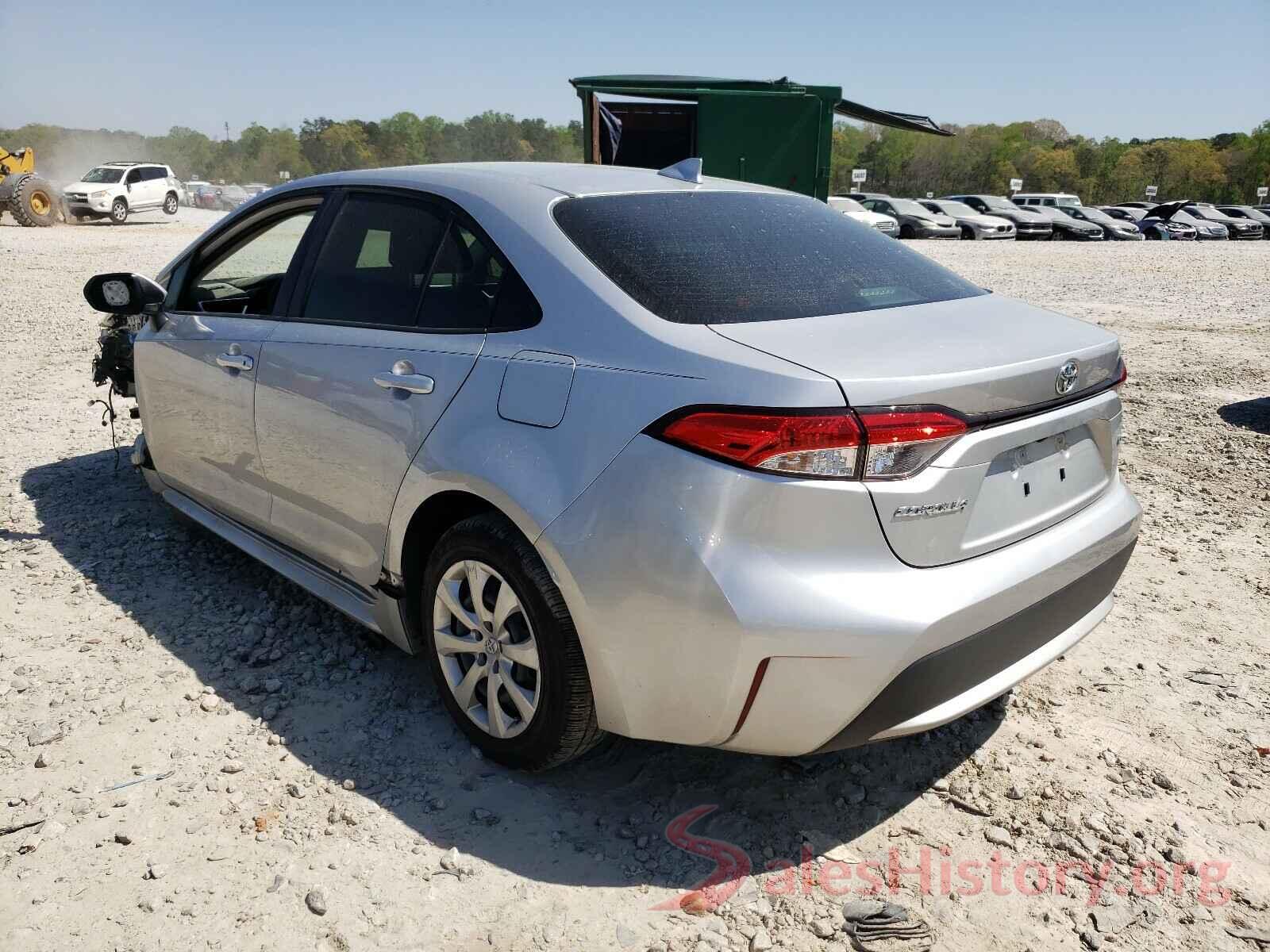 JTDEPRAEXLJ113632 2020 TOYOTA COROLLA