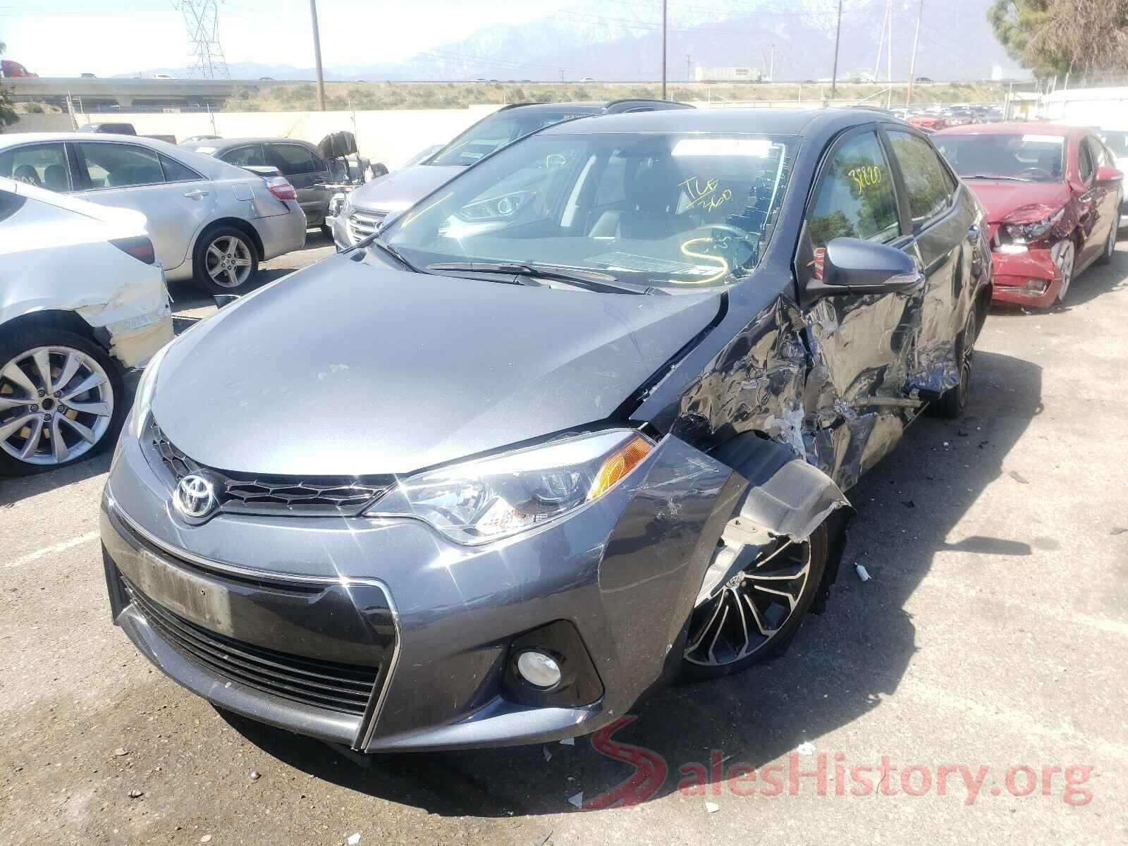 5YFBURHE4GP551565 2016 TOYOTA COROLLA