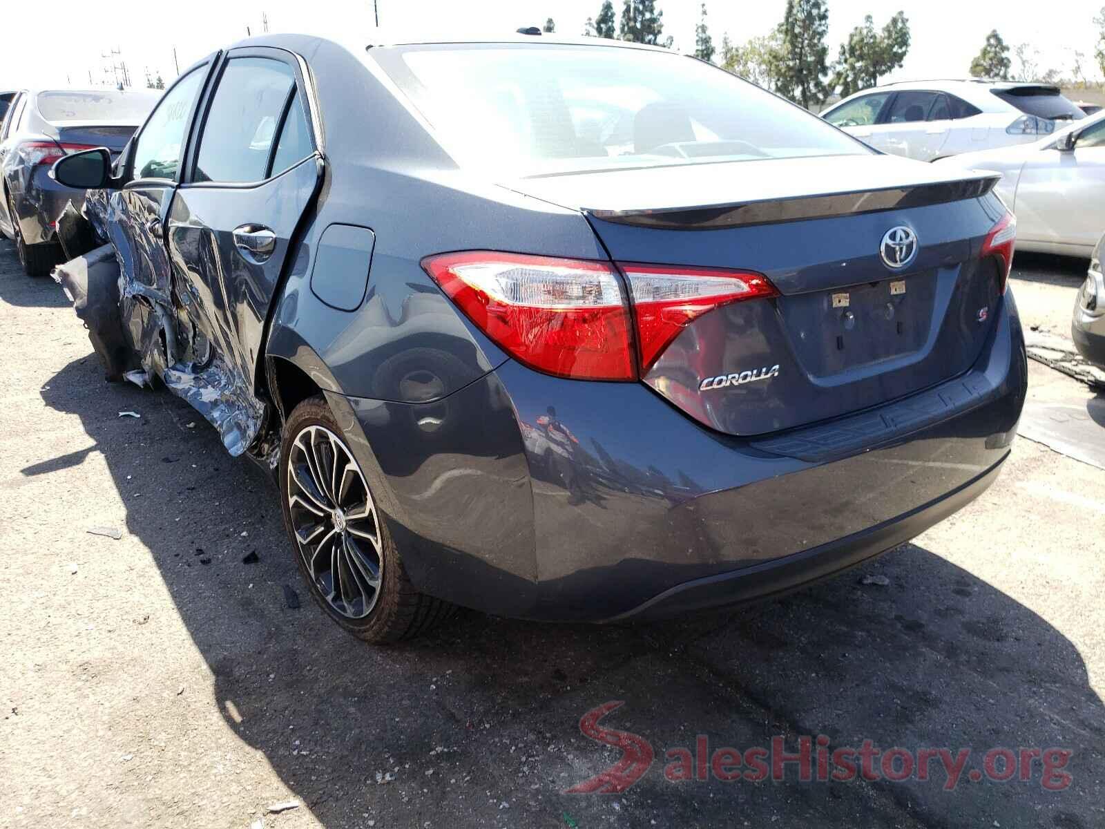 5YFBURHE4GP551565 2016 TOYOTA COROLLA