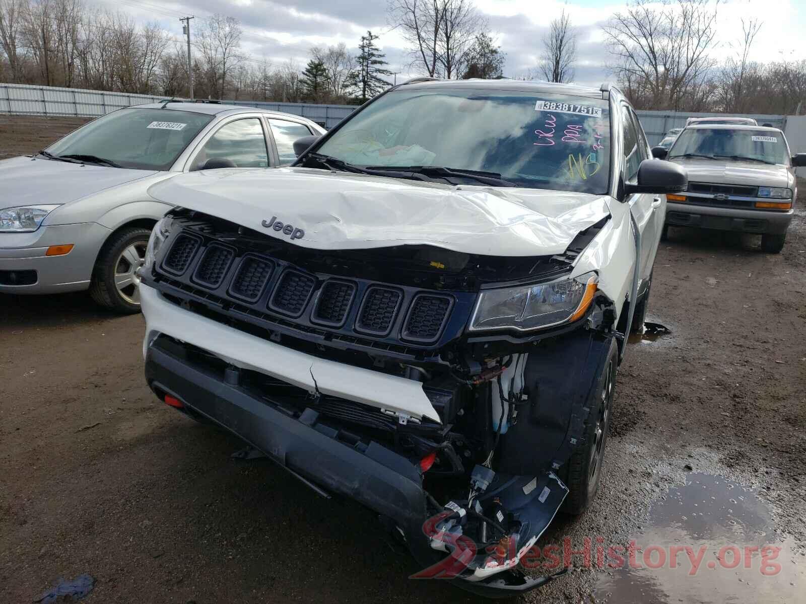 3C4NJDDB5LT166687 2020 JEEP COMPASS