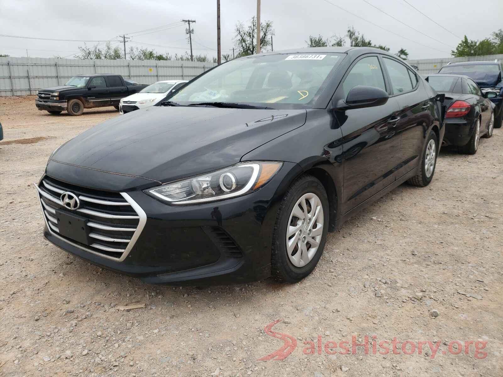 5NPD74LF2HH163591 2017 HYUNDAI ELANTRA