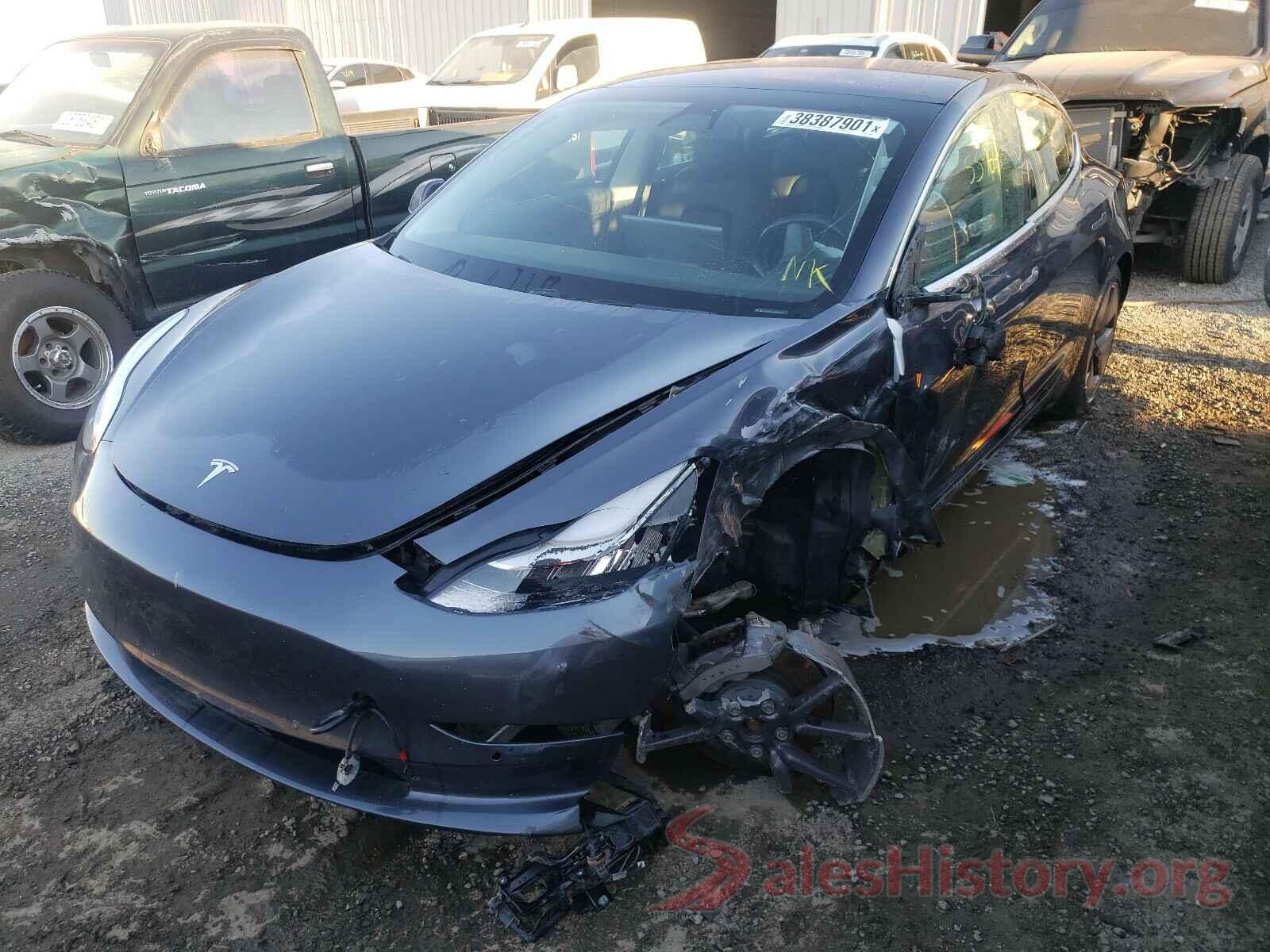 5YJ3E1EB1KF191849 2019 TESLA MODEL 3